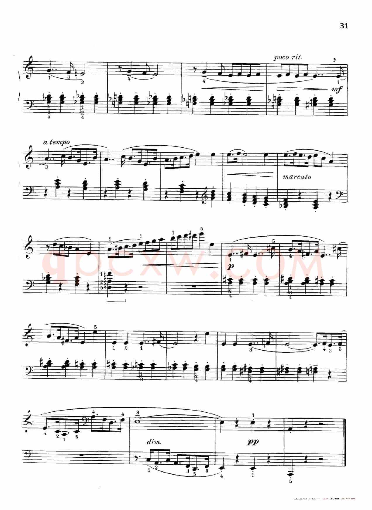Thirty Pieces For Children Op.27(30首儿童钢琴曲 16—20)