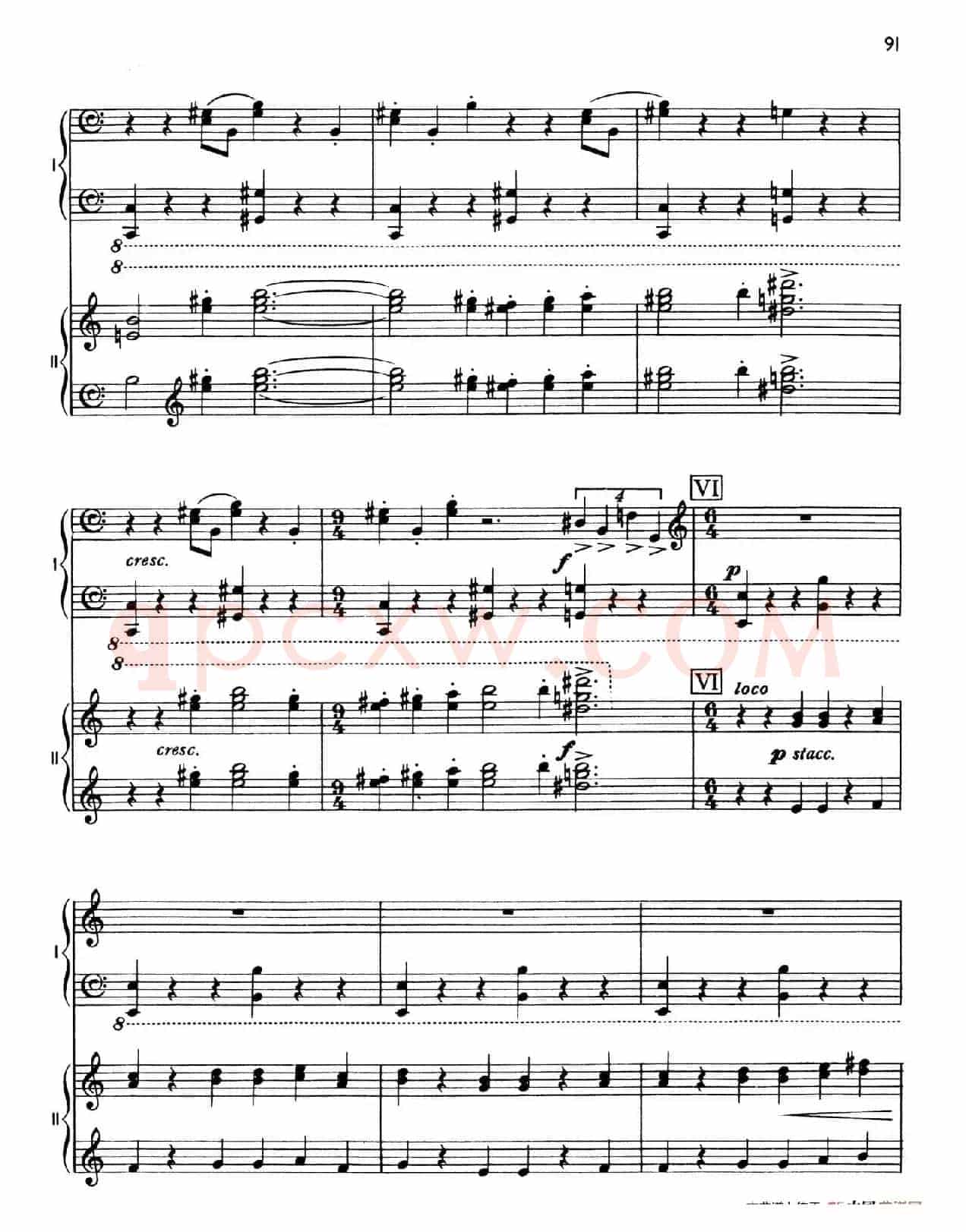 The Planets Op.32（双钢琴）（行星·第六乐章 天王星—魔术师）