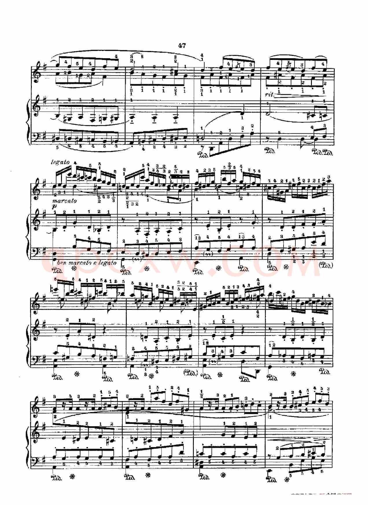53首以肖邦练习曲为素材而作的练习曲(No.46)