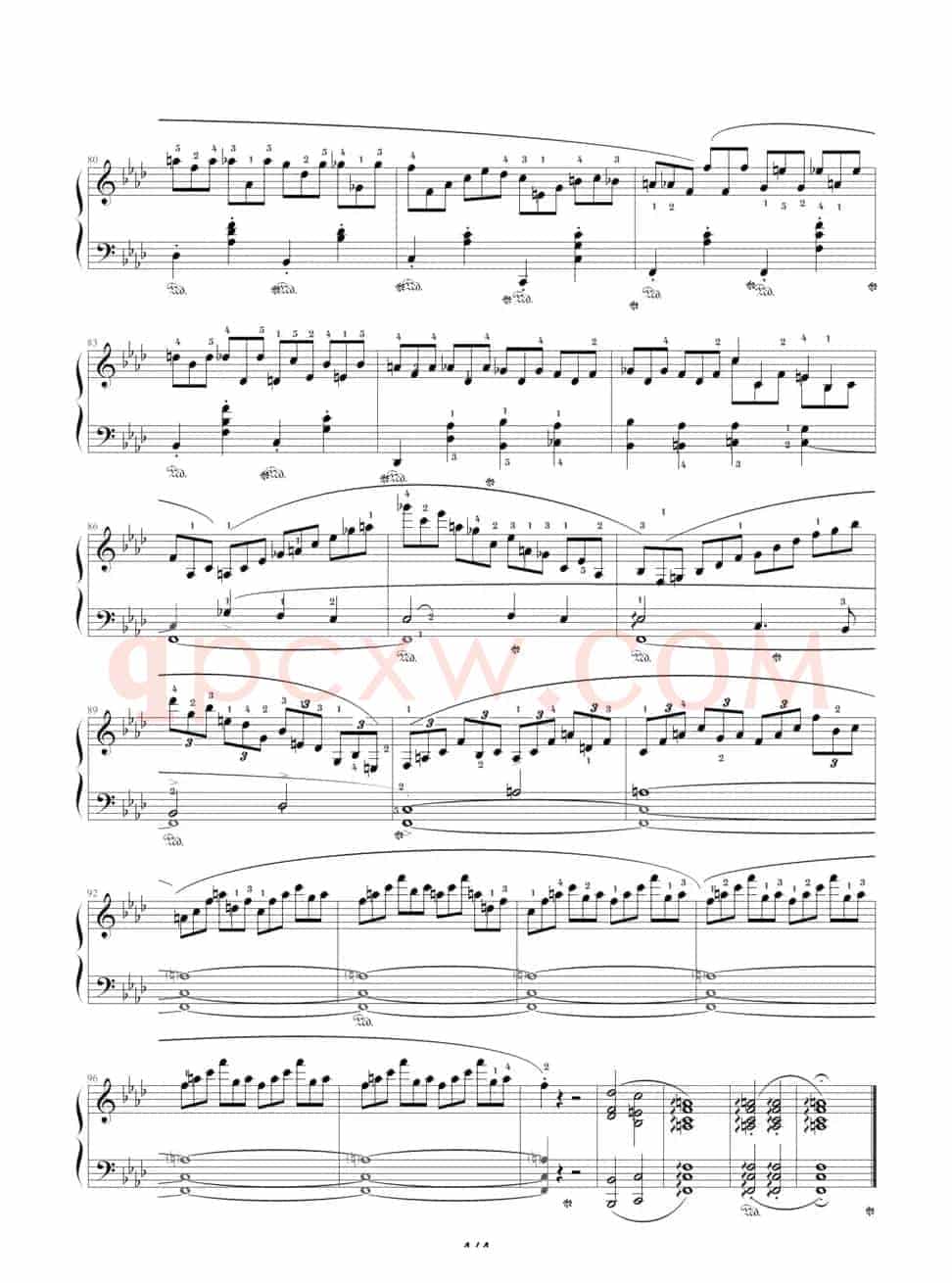 f小调夜曲，Op.55,No.1（肖邦第15号夜曲）