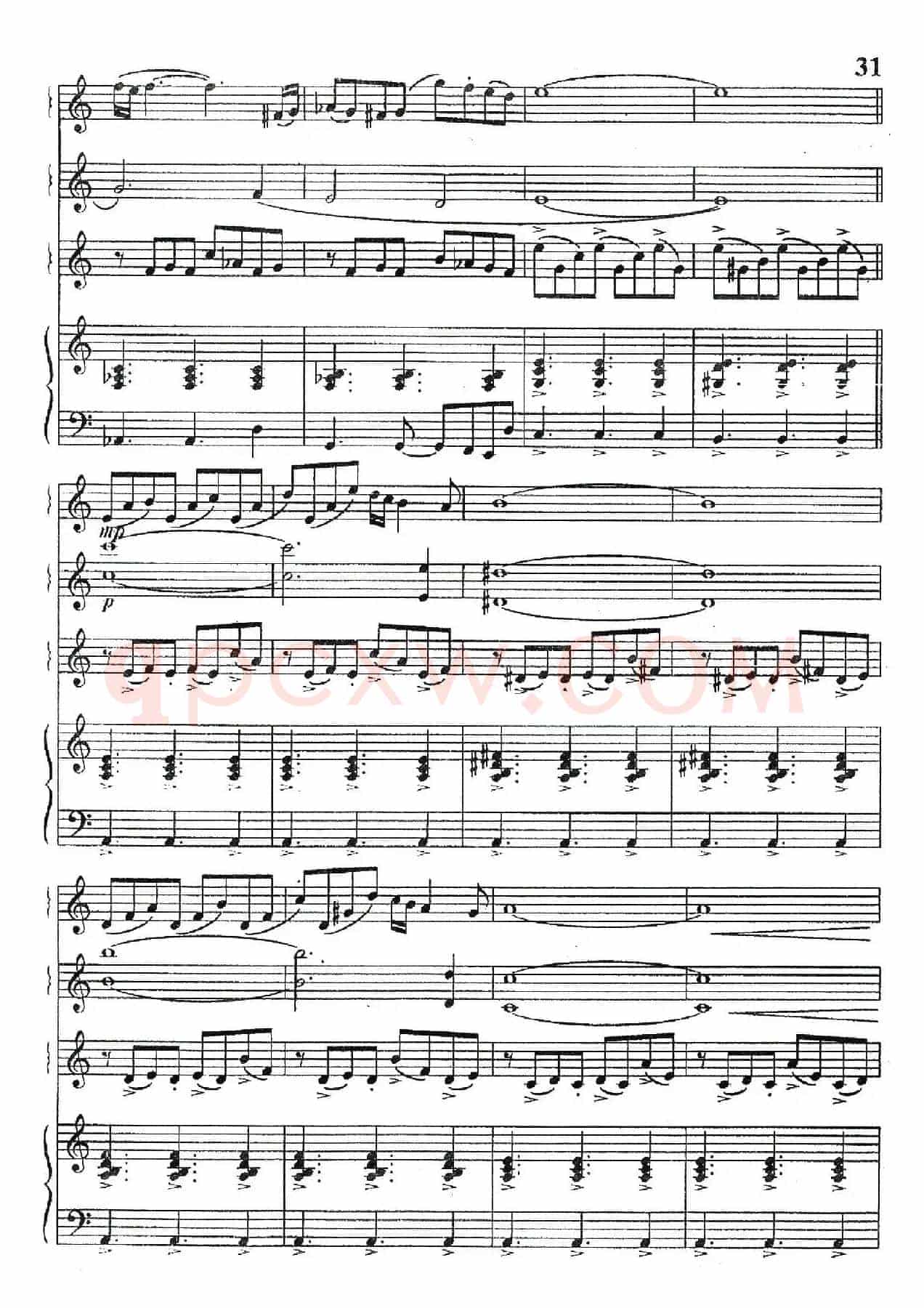 Libertango（自由探戈）（四重奏、俄罗斯原版谱）
