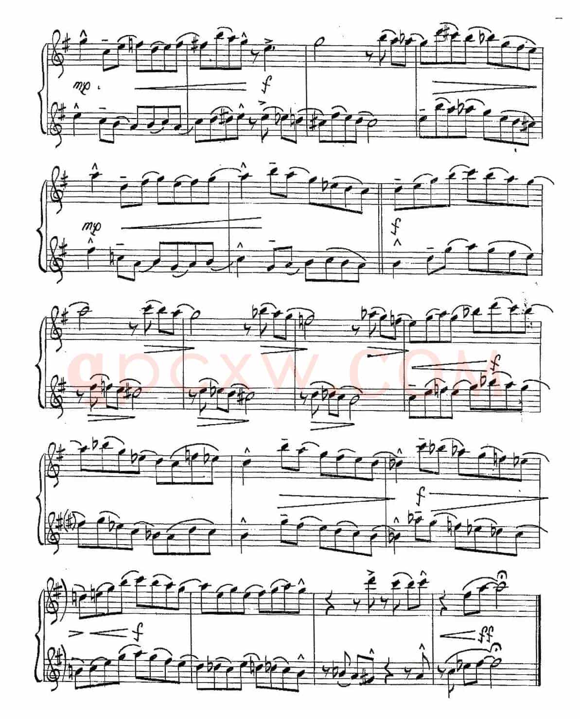 Jazz Conception For Saxophone Duets - 1（二重奏）