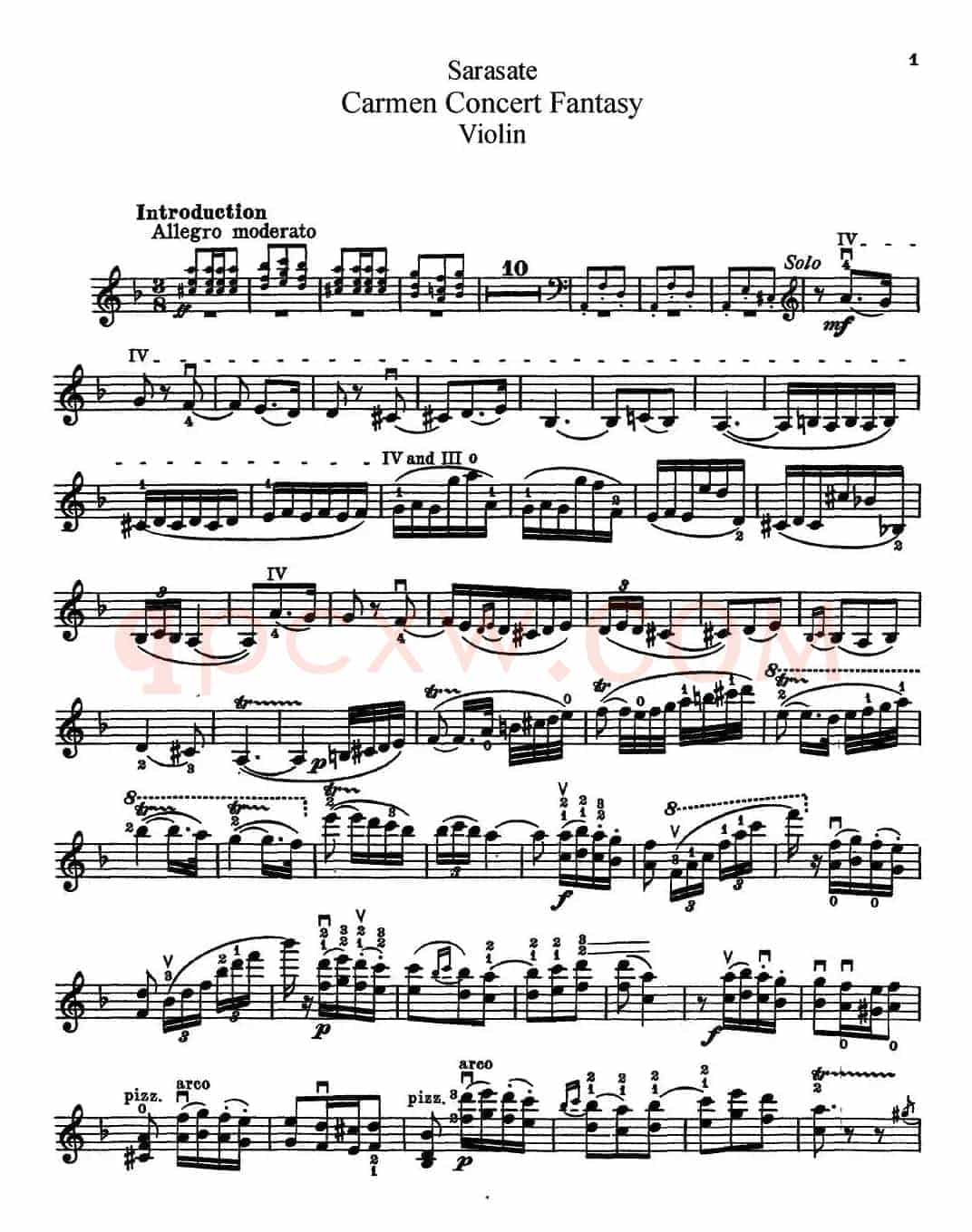 Carmen Concert Fantast Op.25（序曲）