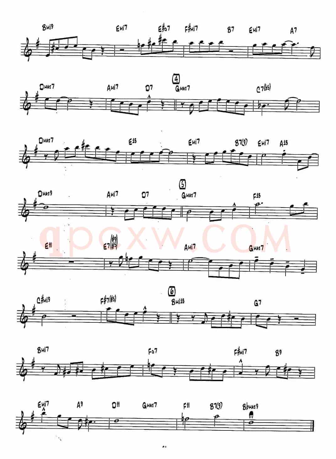 MALCOM'S TUNE（15首爵士练习曲之14）