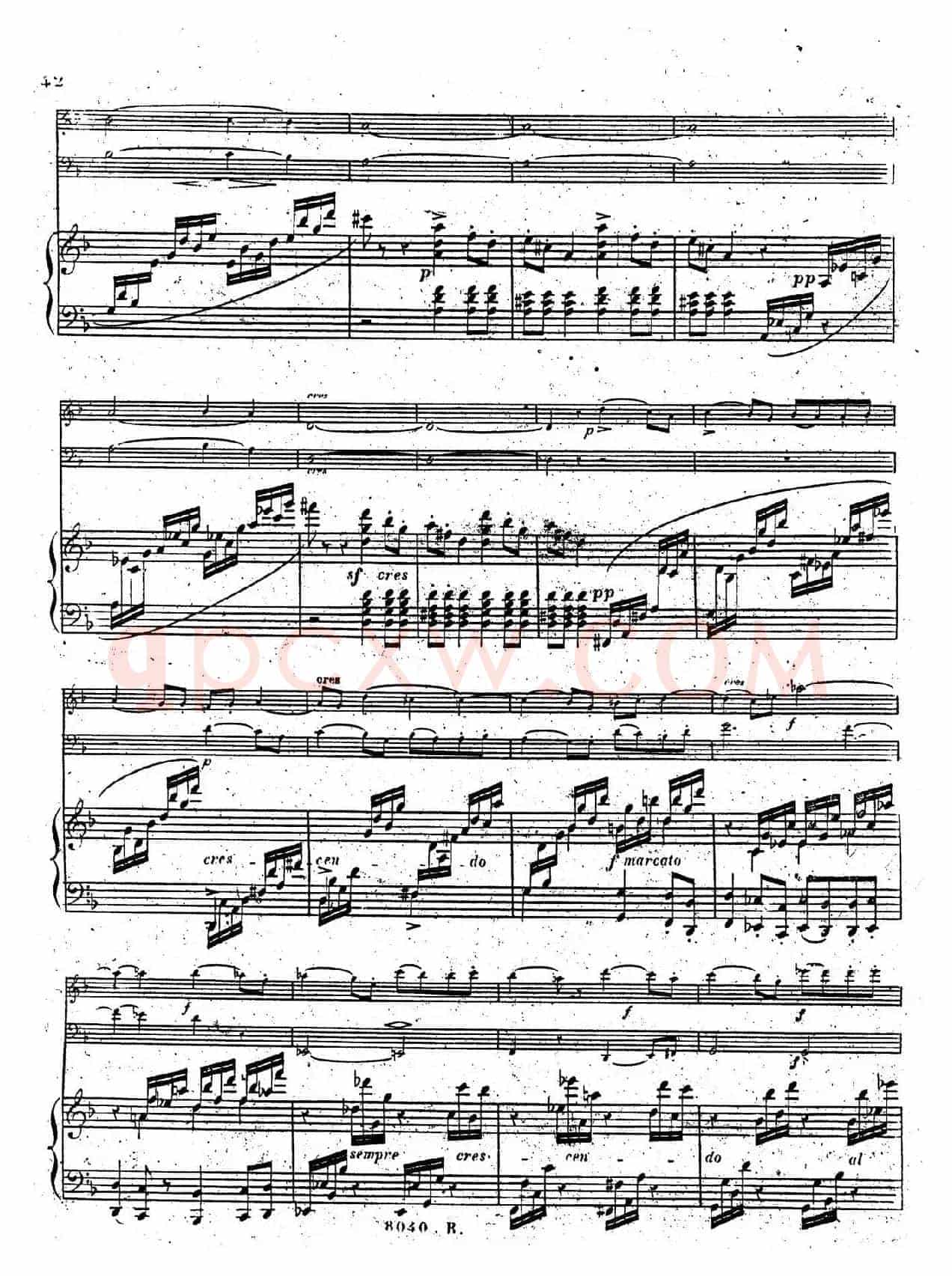 Piano Trio No.1 in d Minor Op.49(d小调第一钢琴三重奏·第四乐章)