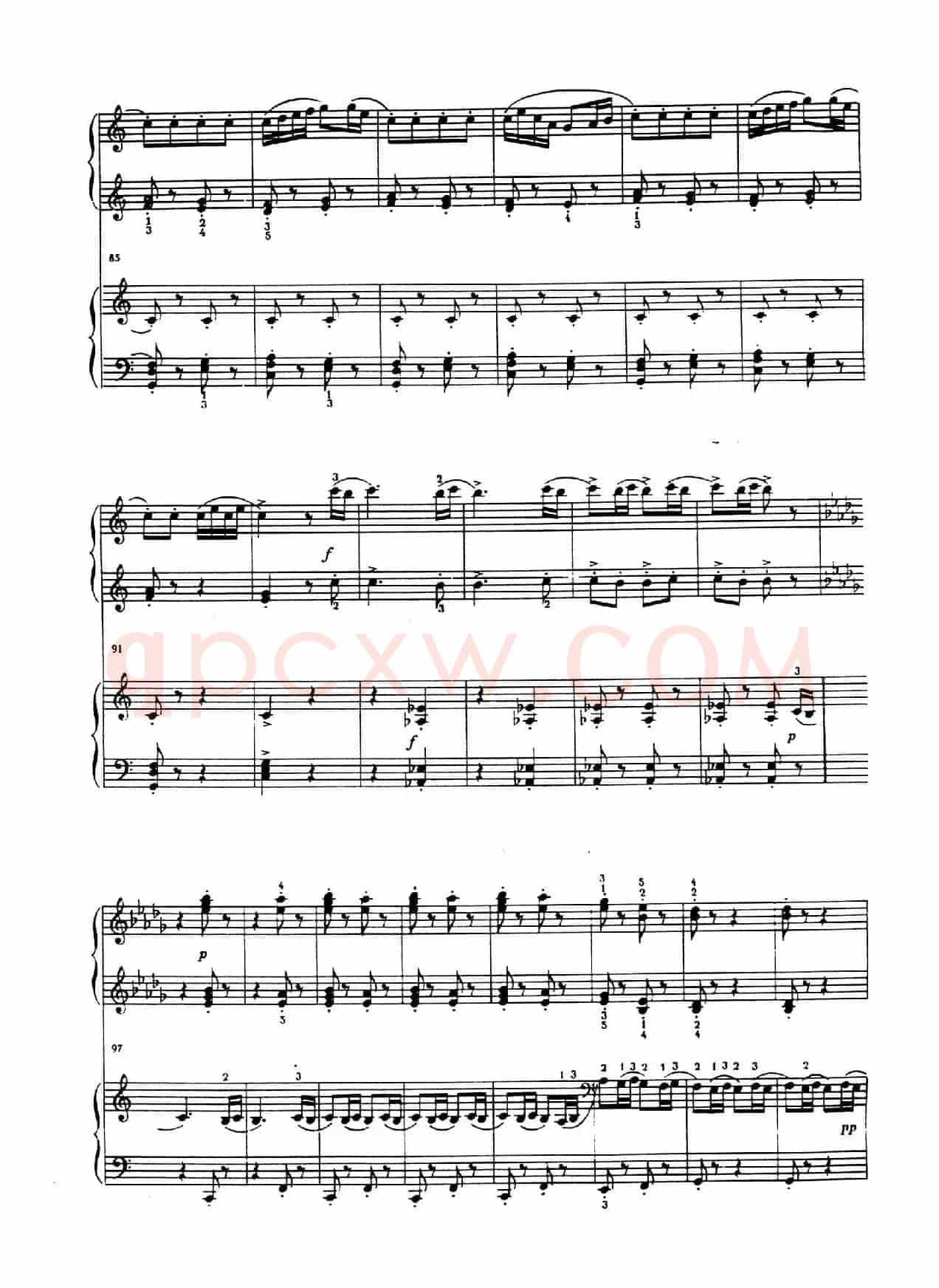 An Overheard Tune - 4 Hands（偶闻的小调·四手联弹）