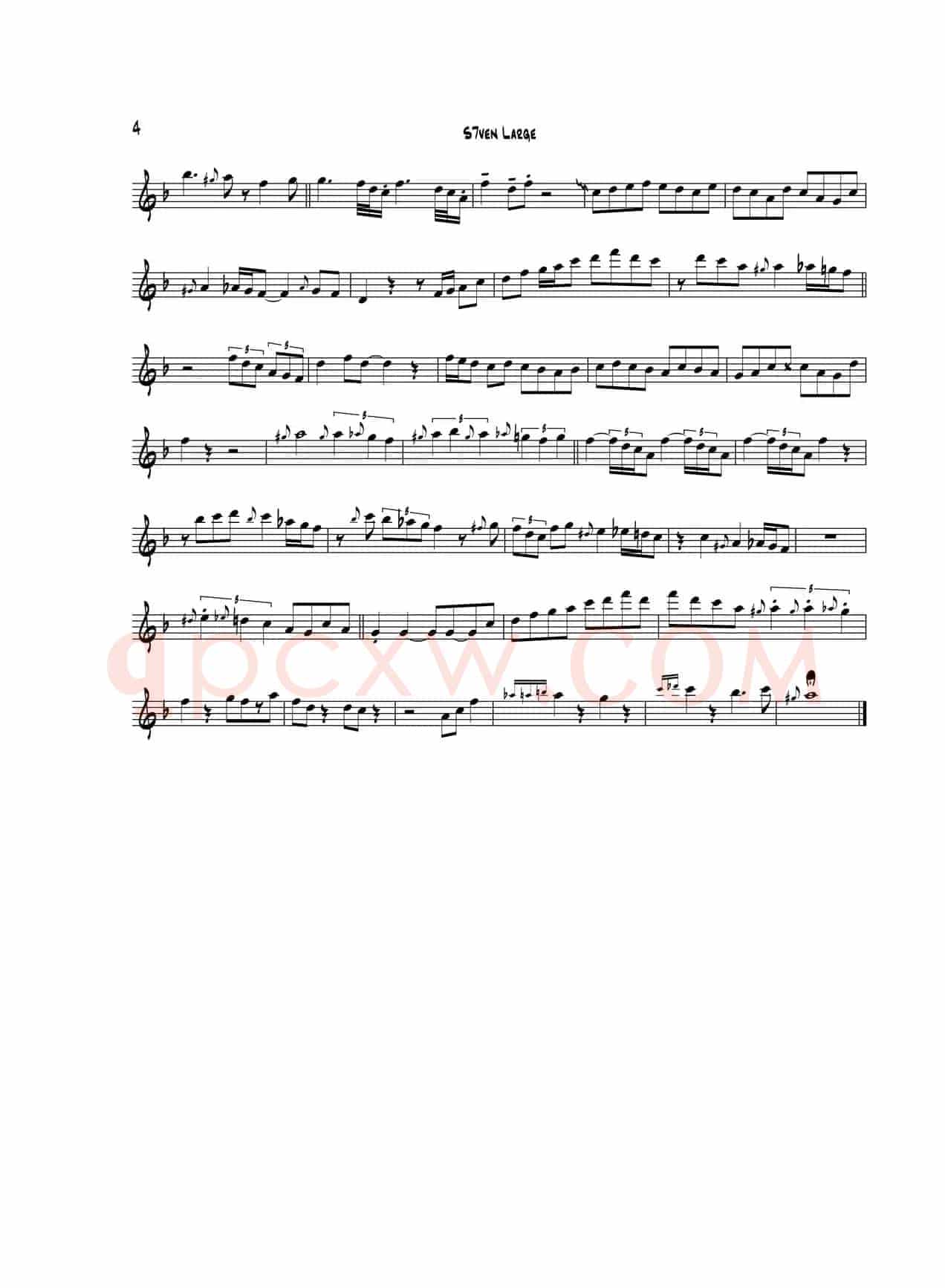 S7even Large（次中音萨克斯）
