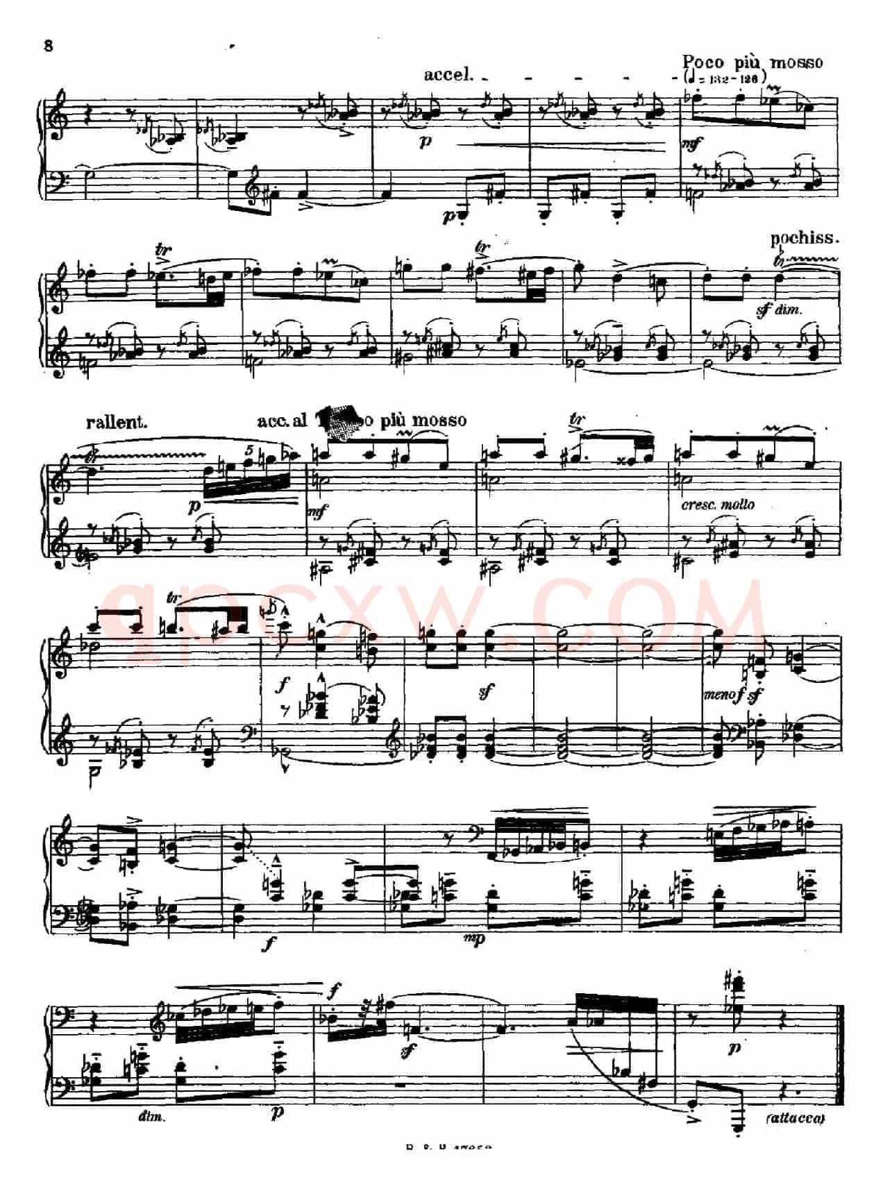 8 Improvisations Op.20(8首匈牙利民歌即兴曲·Ⅳ)