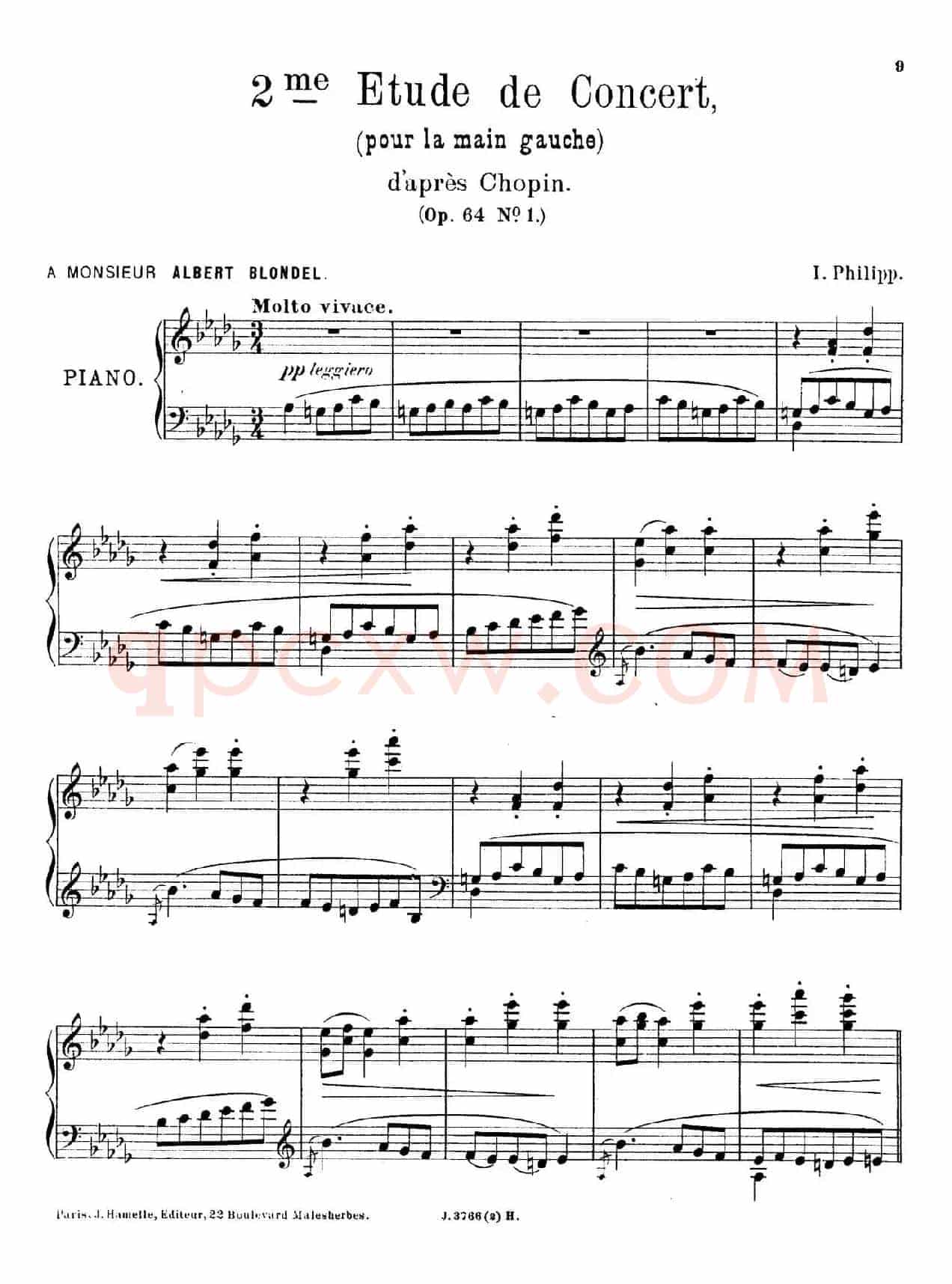 6 Etudes de Concert（6首音乐会练习曲·2）