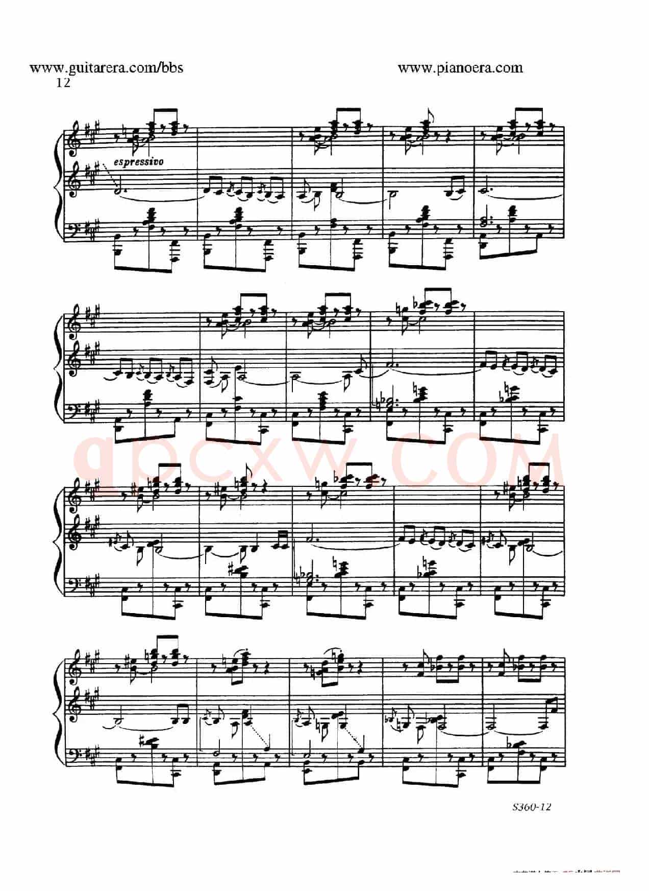 Fourth Piano Sonata S.360(第四钢琴奏鸣曲)