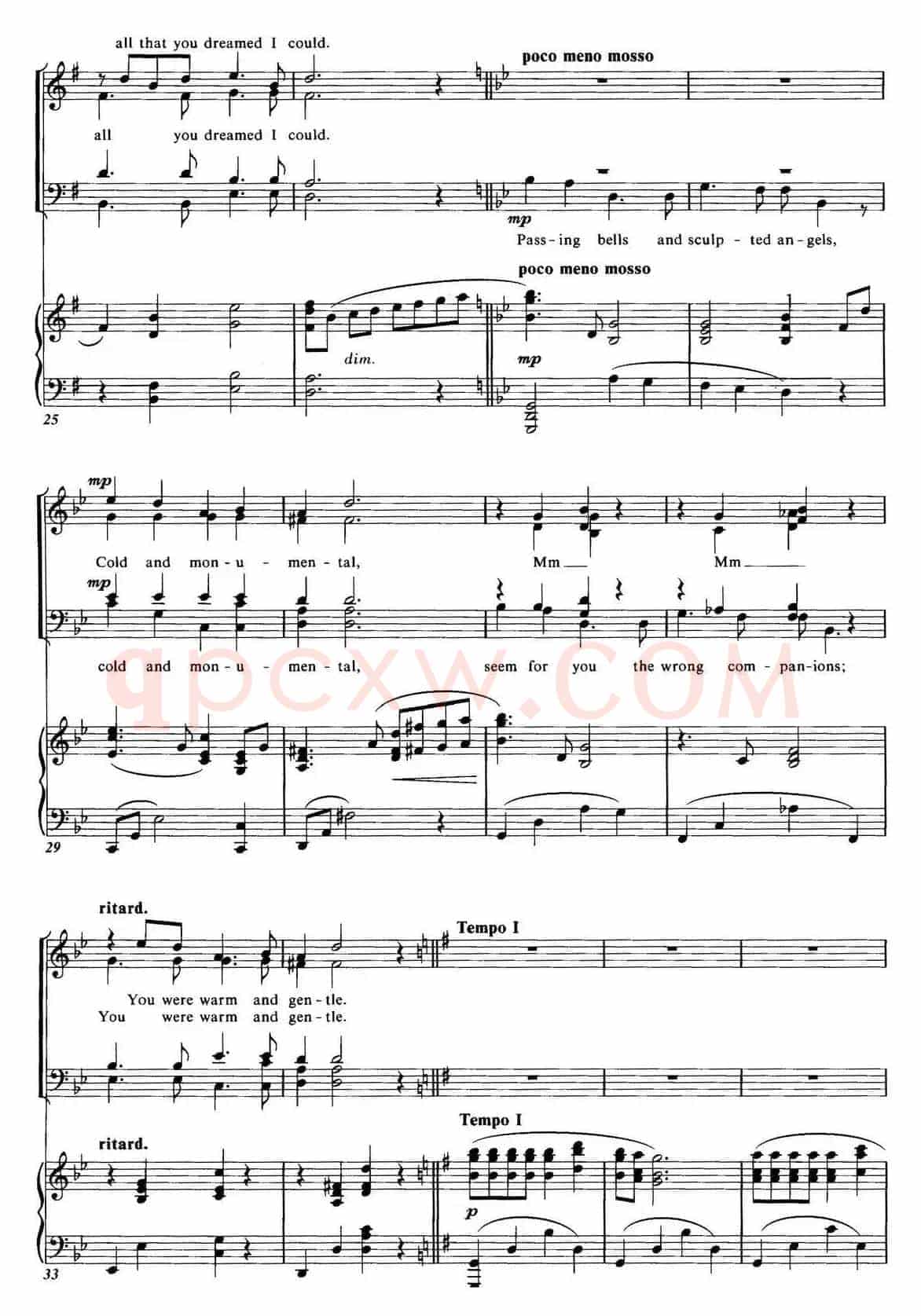 Choral Suite from The Phantom of the Opera(2 WISHING YOU WERE SOMEHOW HERE AGAIN、四重奏)