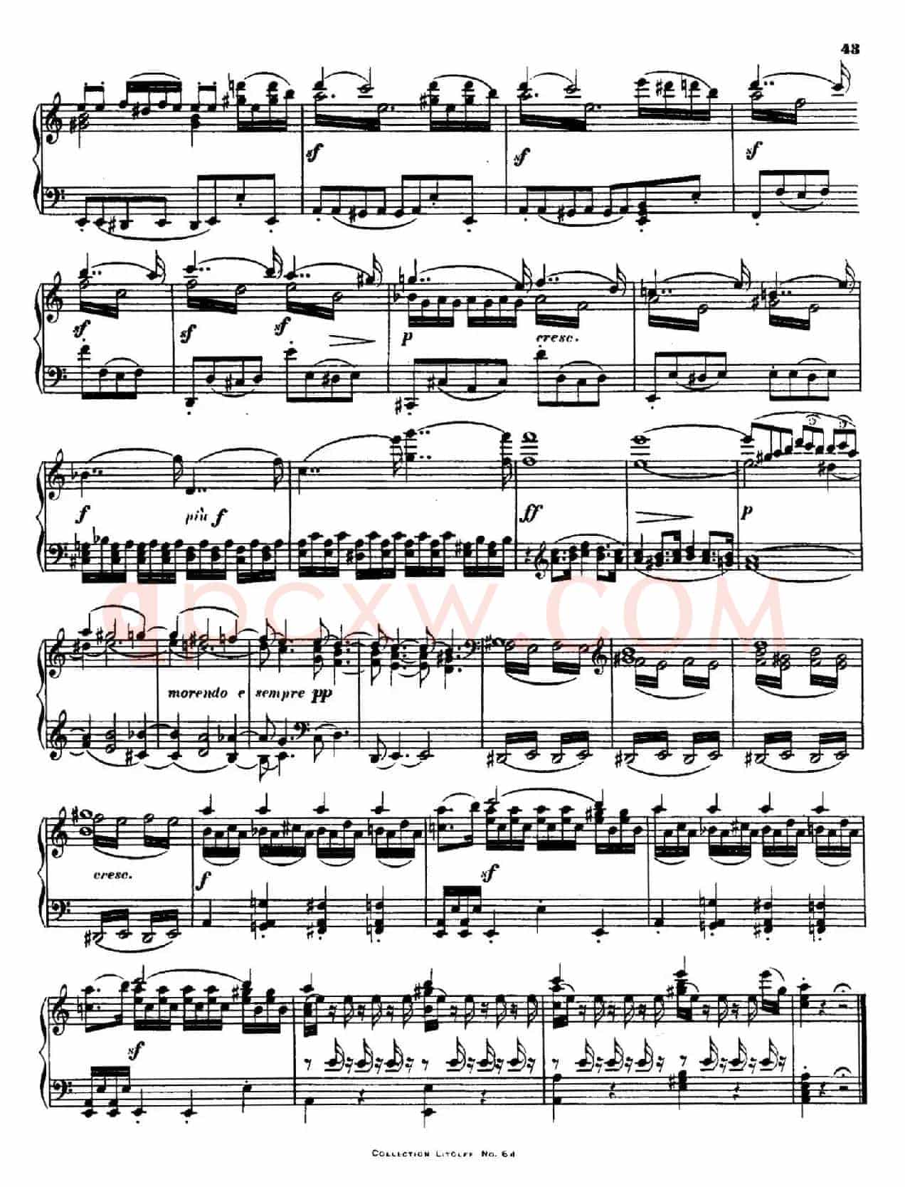String Quartet No.15 in a Minor Op.132(a小调第十五弦乐四重奏·钢琴独奏版)