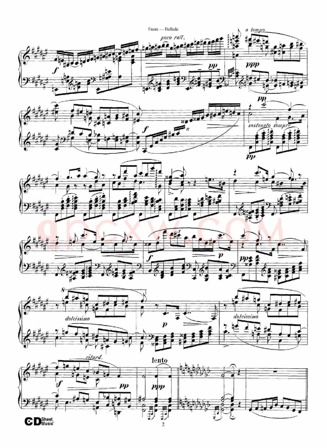 Ballade Op.19（叙事曲）
