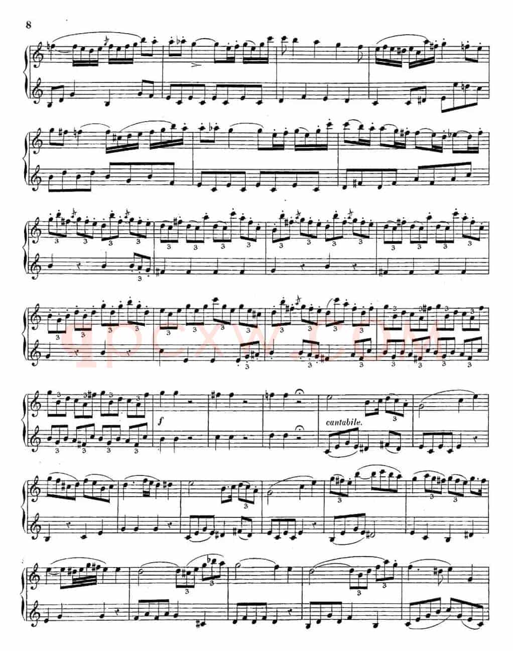 H·Klose二重奏练习曲（No.4）