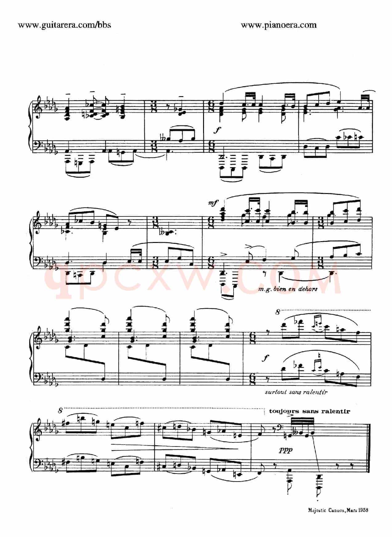 15 Improvisations(15首即兴曲·XIV)