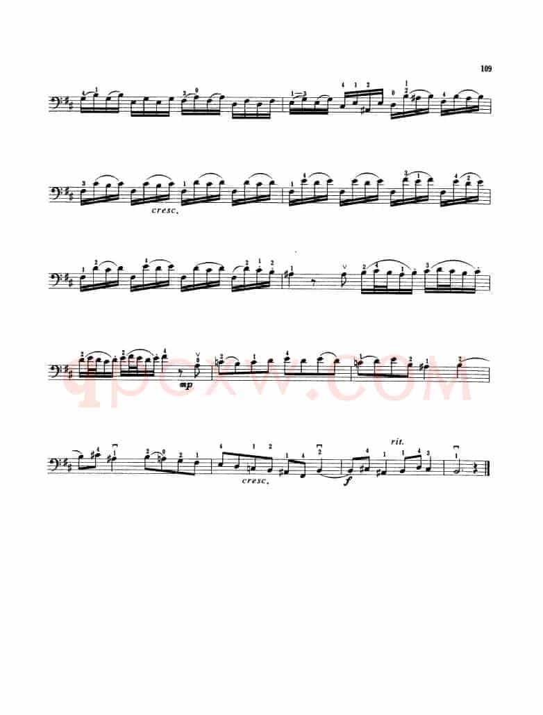 第二奏鸣曲（b小调）（大提琴）