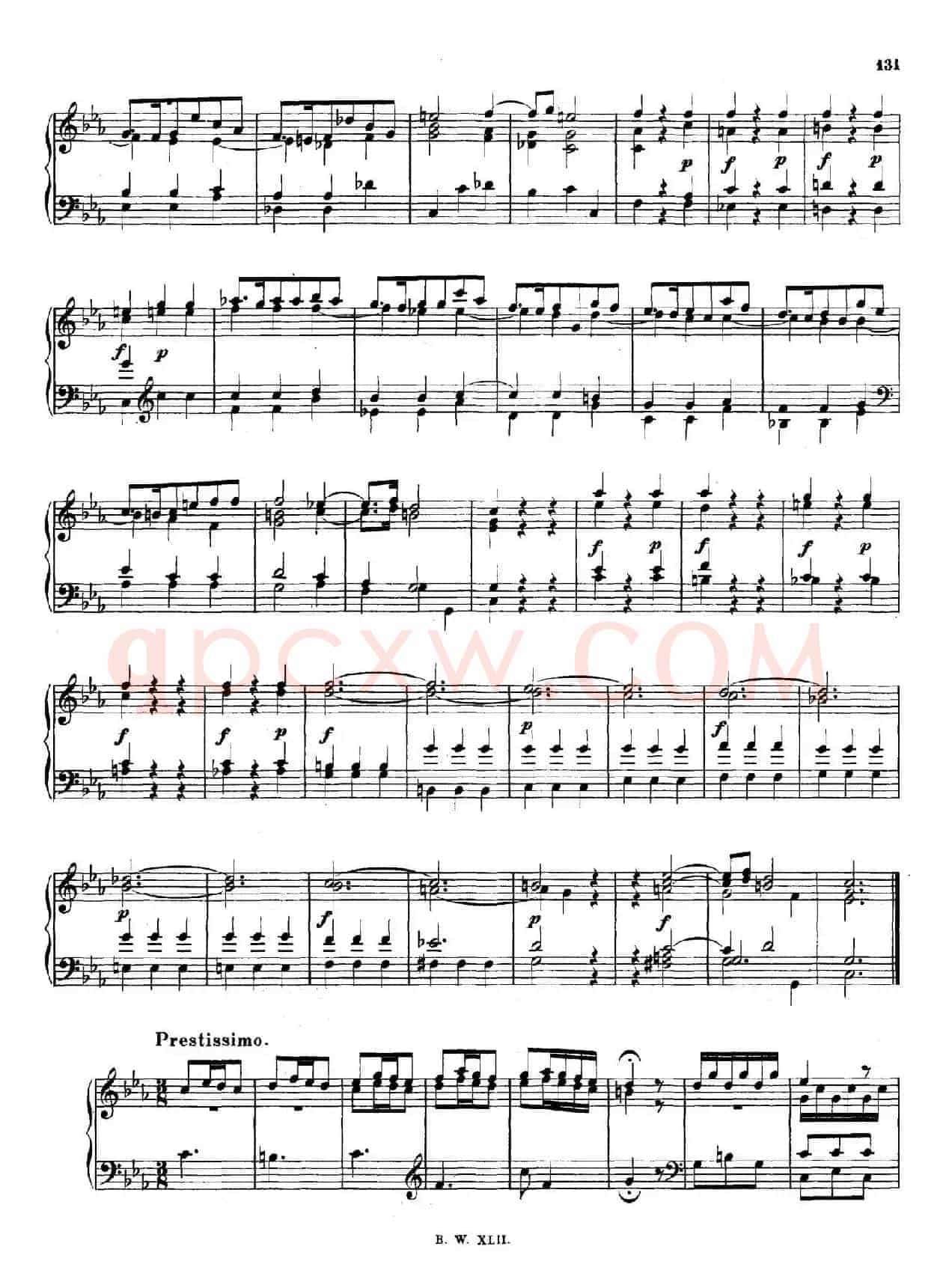 16 Concertos BWV 972-987(十六首为独奏古钢琴而作的协奏曲)(P71——80)
