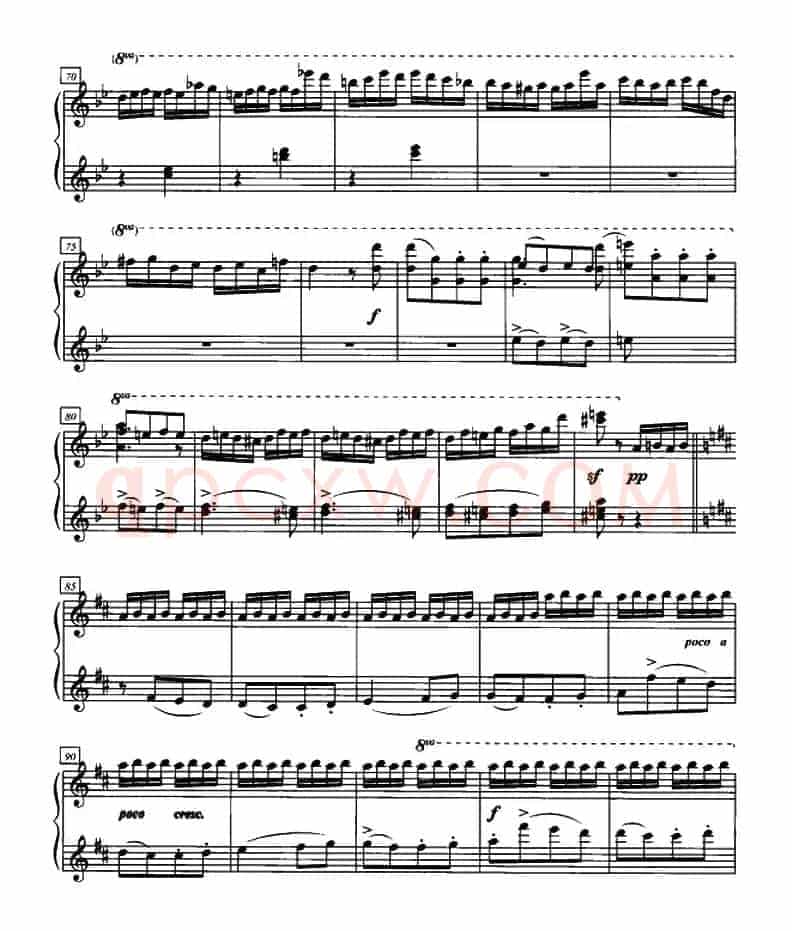 加洛普即兴曲（四手联弹、第一钢琴）
