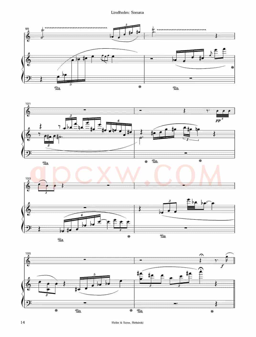 Sonata（长笛+钢琴）