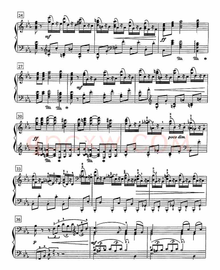 钢琴教程第七级 中外乐曲（七月——刈者之歌 《四季》Op.37 No.7）