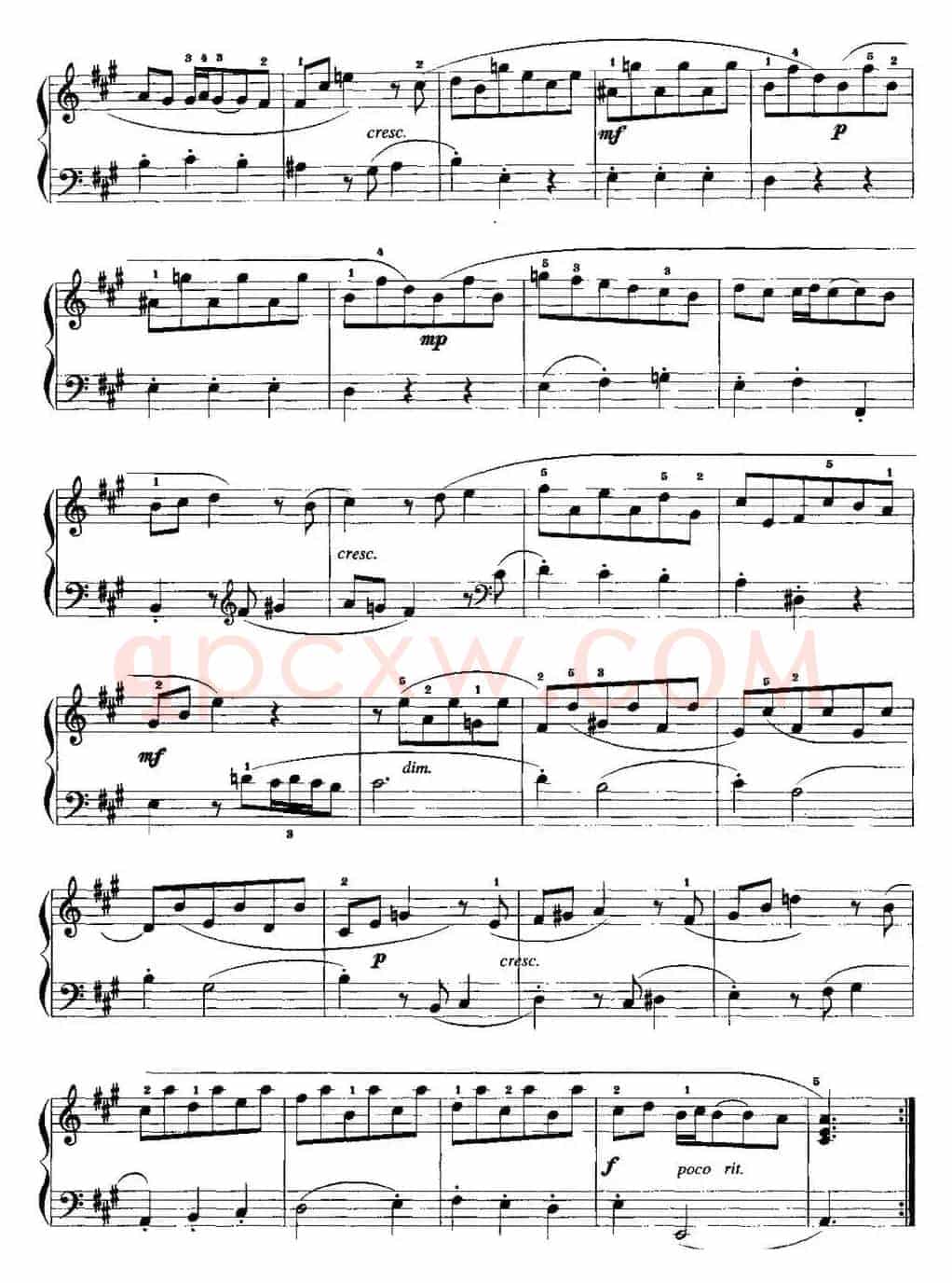 手风琴复调作品：库朗舞曲