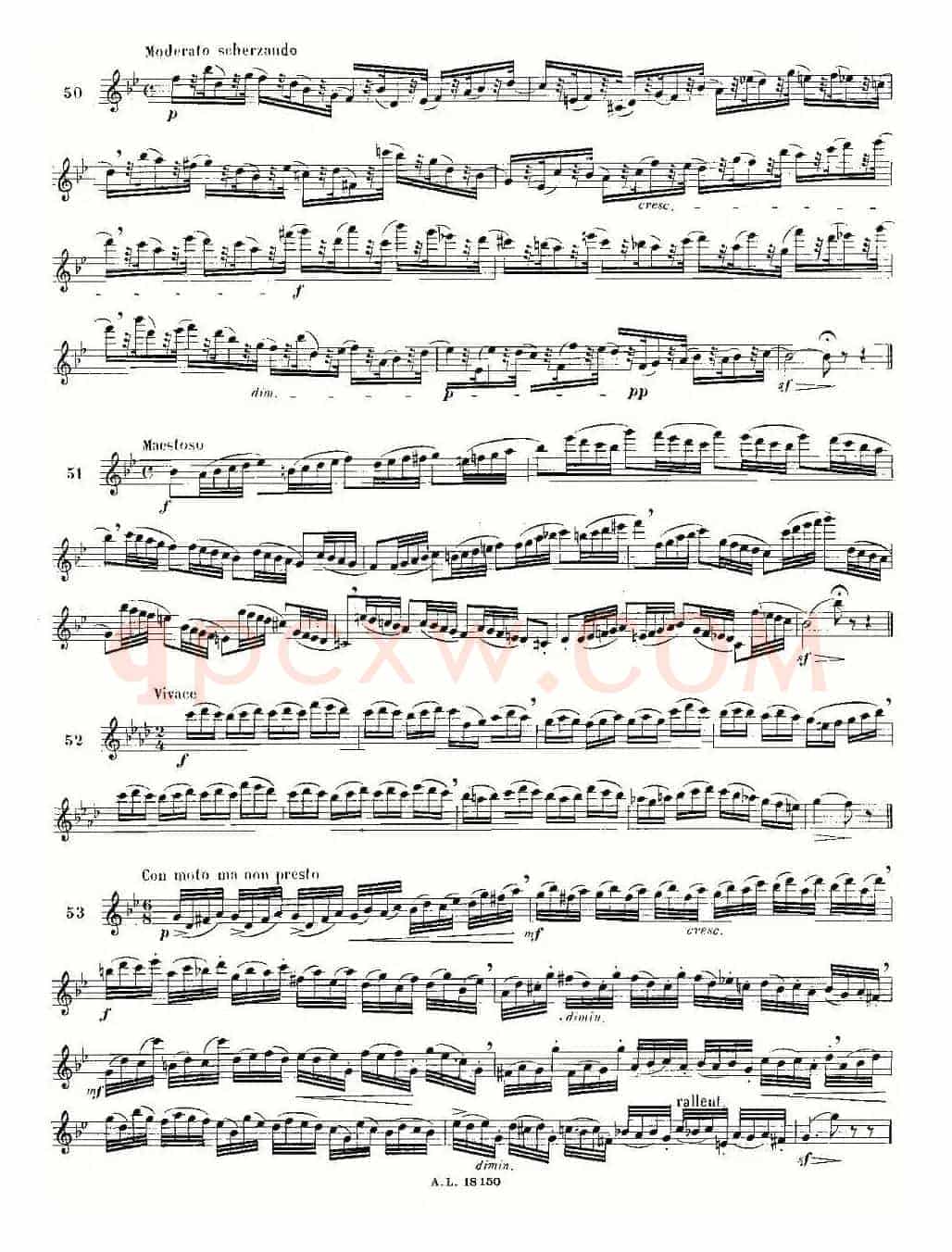 简易音阶练习100首之50-66（moyse - 100 studies after cramer）