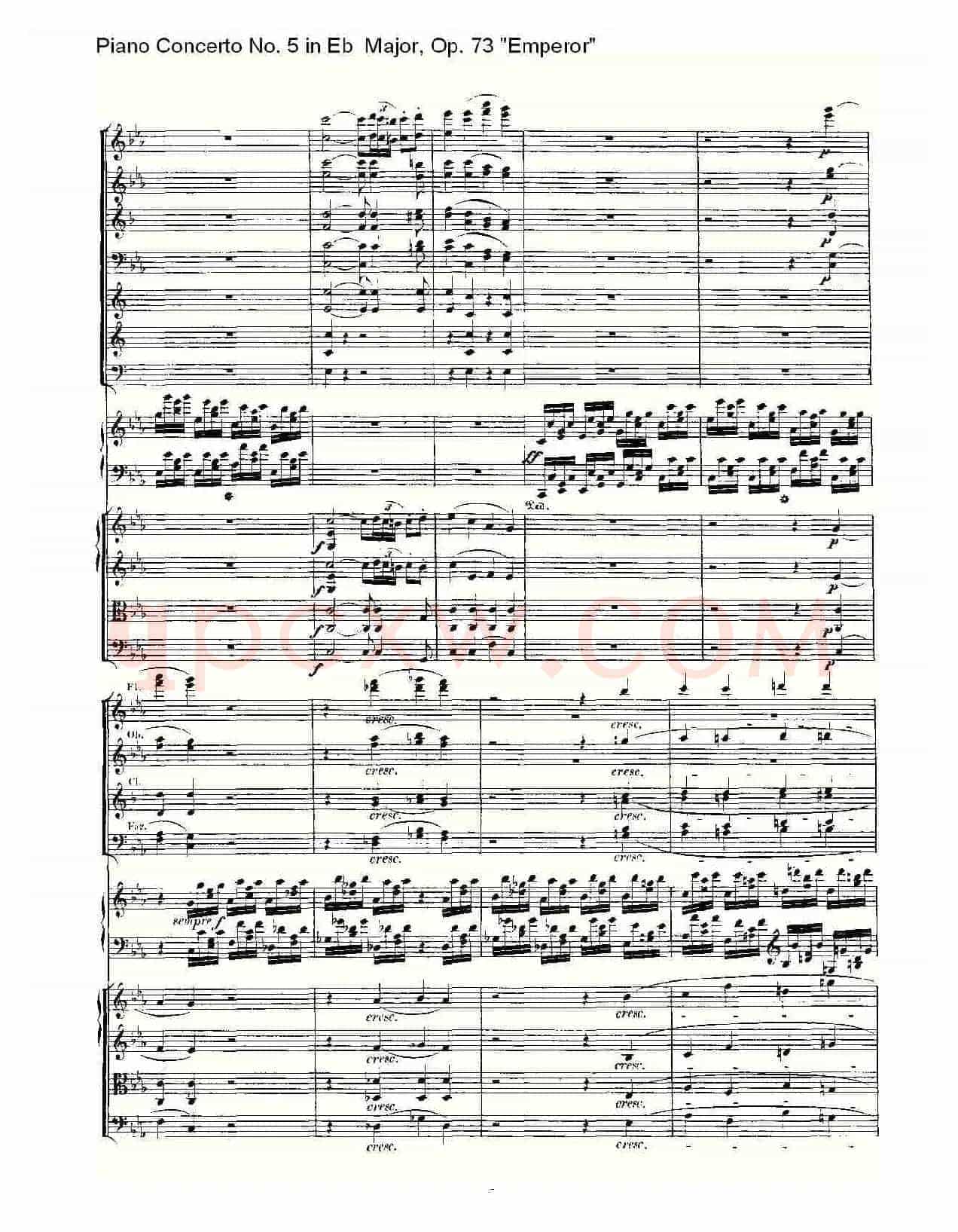 Eb大调钢琴第五协奏曲 Op.73“皇帝” 第一乐章（二）