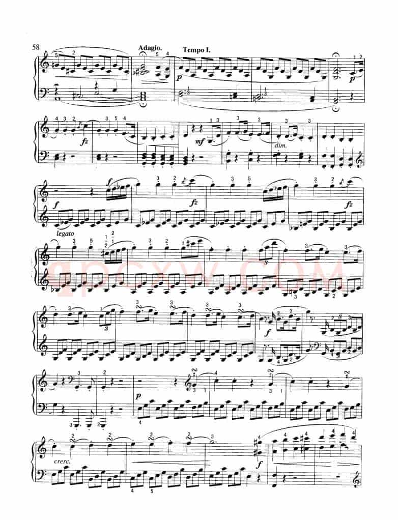 奏鸣曲（C大调 海顿作曲）