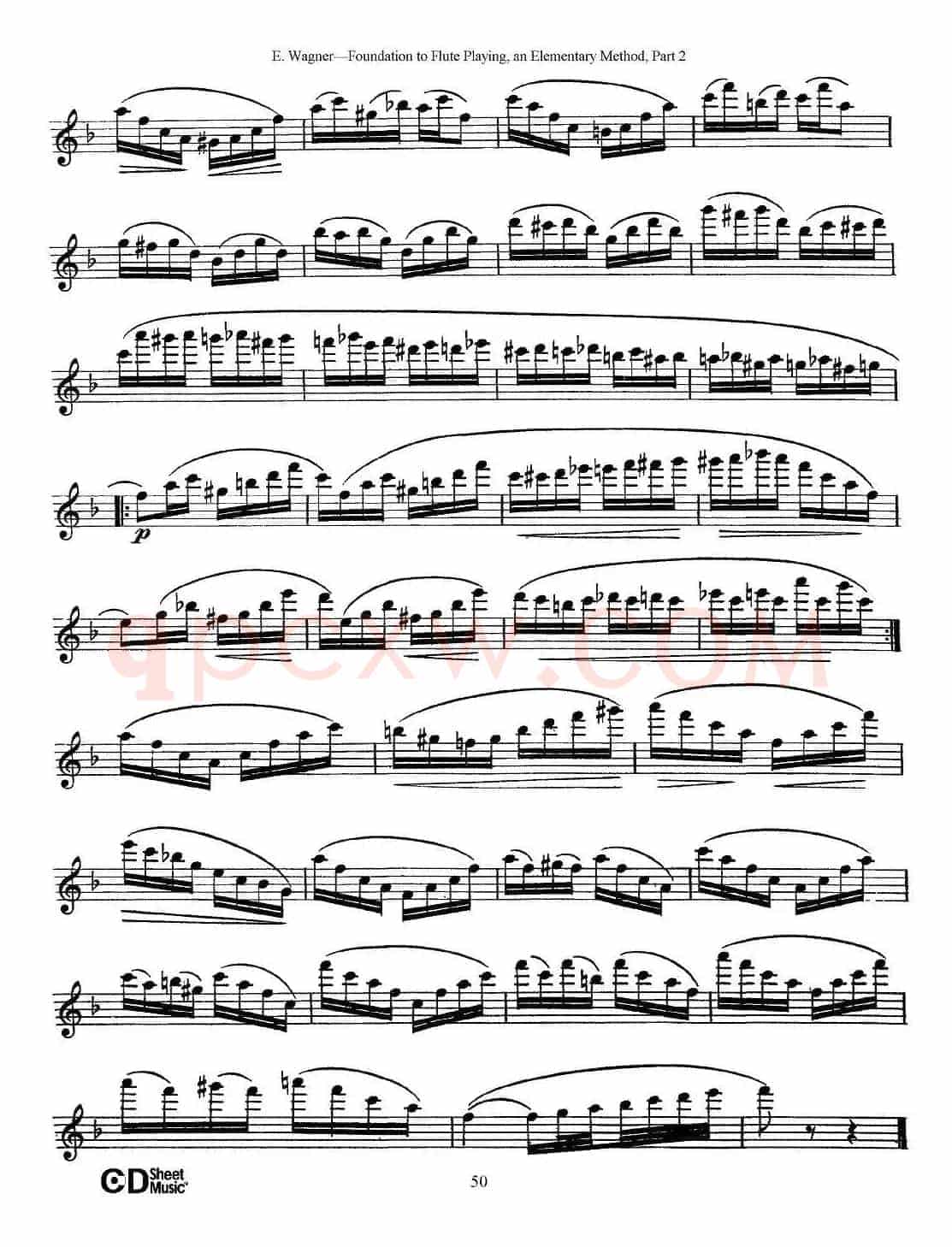 长笛演奏基础教程练习（Etude 4）