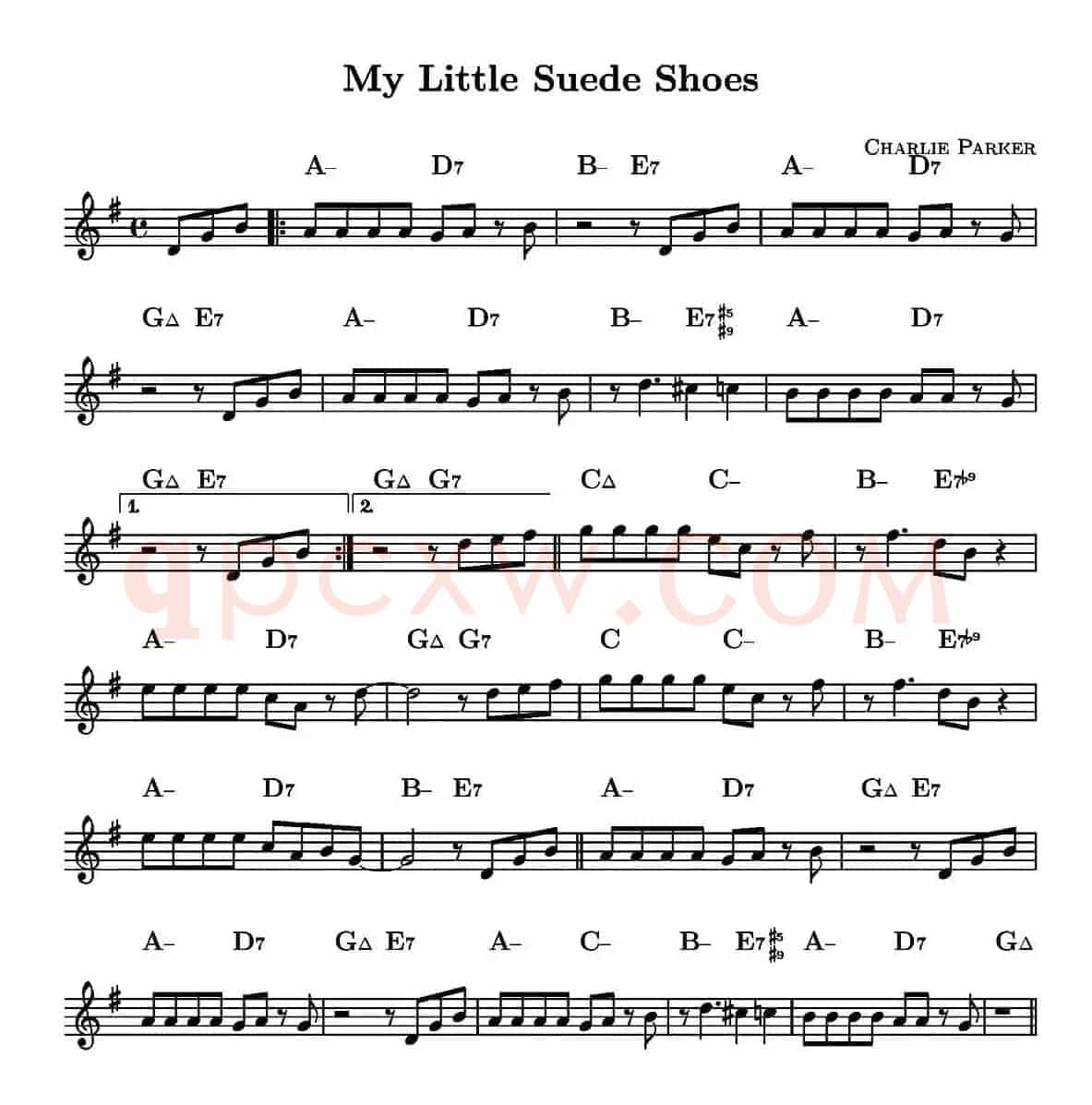 my little suede shoes（单簧管）