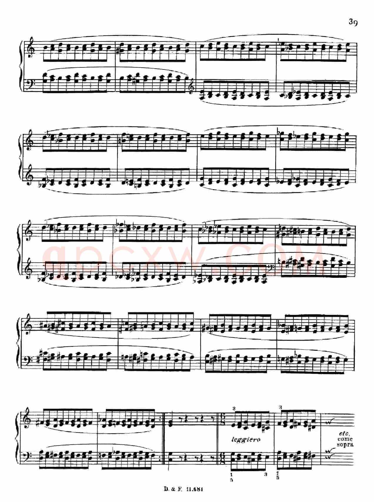 51 Exercises, WoO 6(51首钢琴练习 26—30)