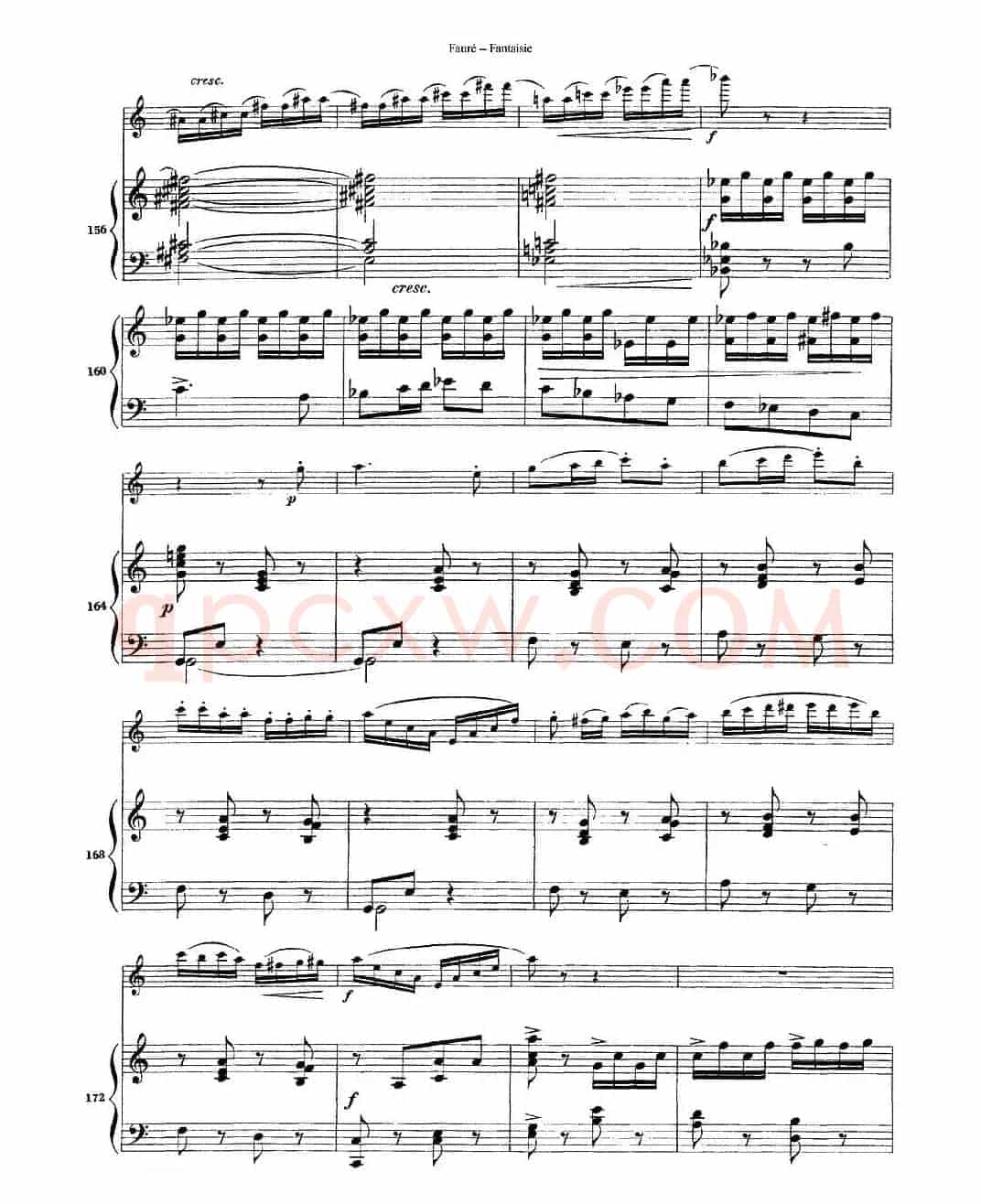 Fantaisie Op.79（幻想曲 作品79号）（长笛+钢琴伴奏）