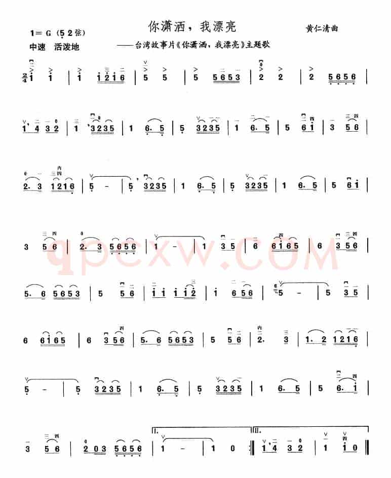 你潇洒我漂亮（同名电影主题曲）