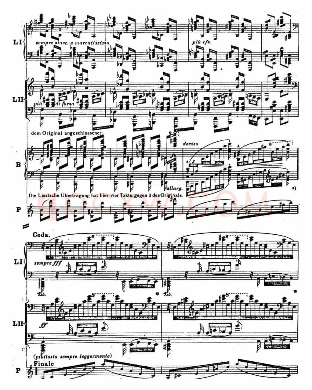 6首帕格尼尼大练习曲(Thema mit Variationen Etude Nr.6)