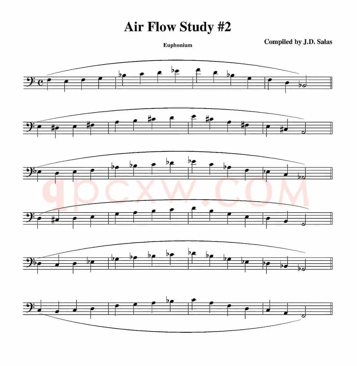 Air Flow Study - Euphonium（大号练习教材选曲）