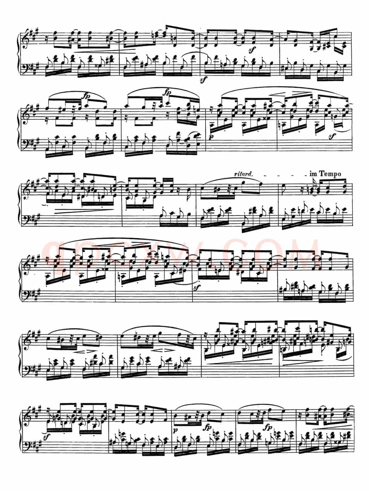 Albumblätter Op.124（纪念册页）（No.19）