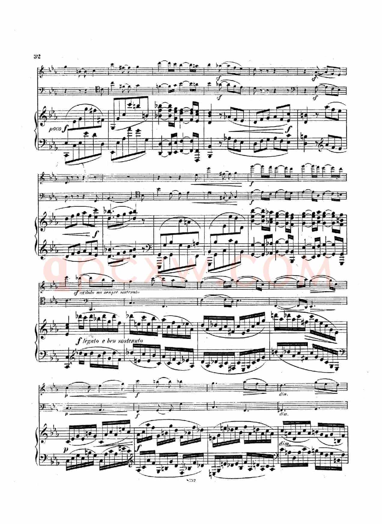 Piano Trio No.3 in c Minor Op.101(c小调第三钢琴三重奏)