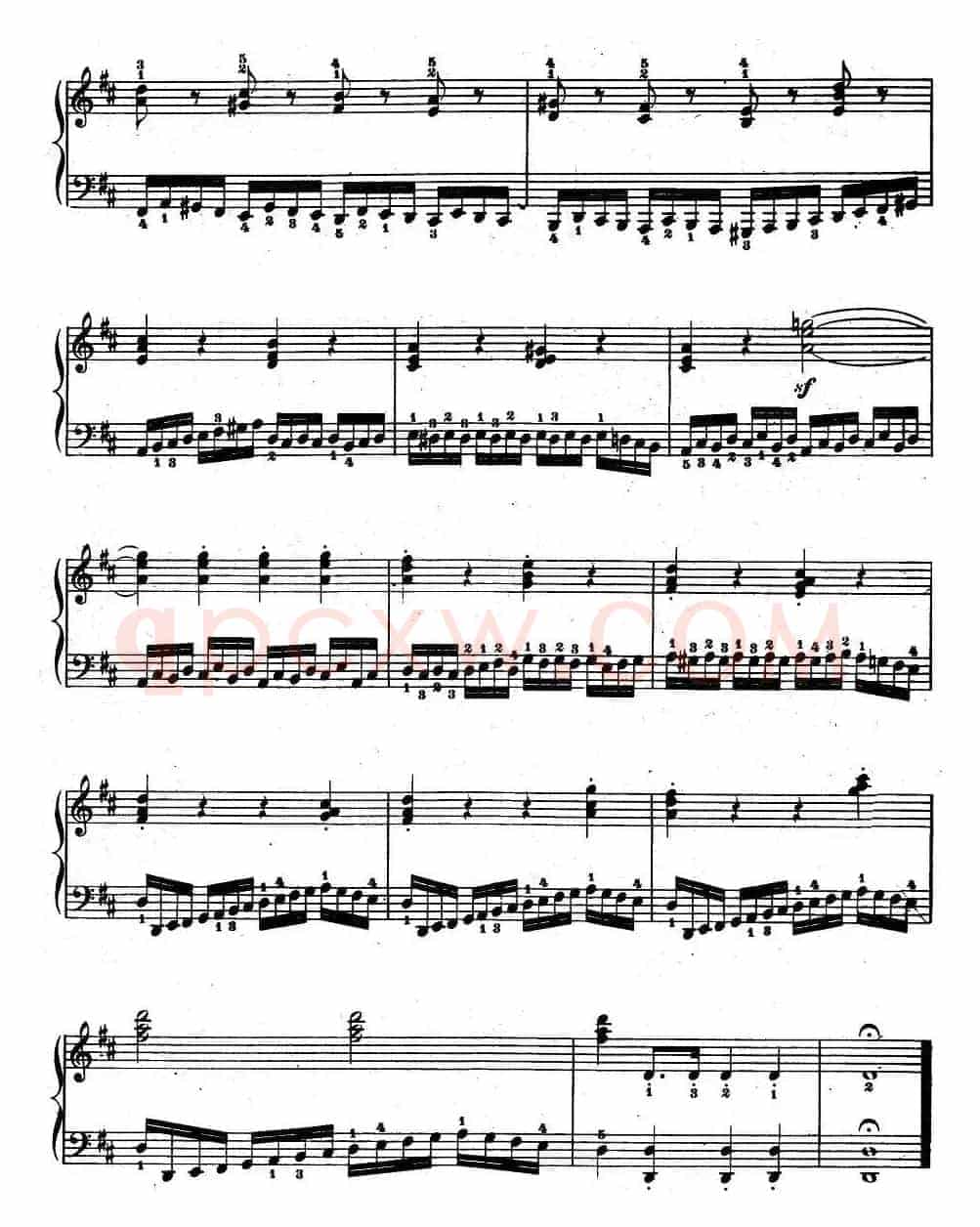 《车尔尼钢琴手指灵巧初步练习曲》OP.636-11