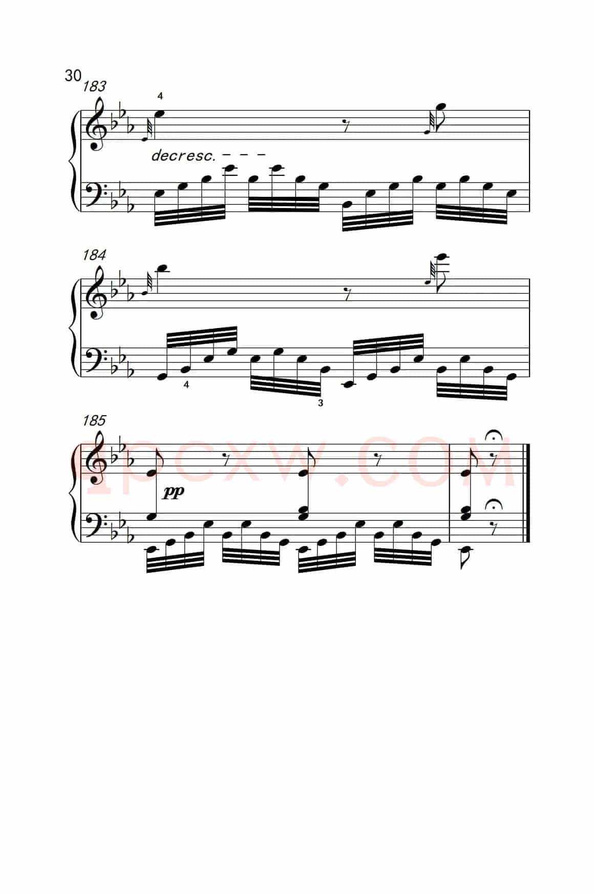 奏鸣曲 Opus 7 第四乐章（贝多芬奏鸣曲集 2）