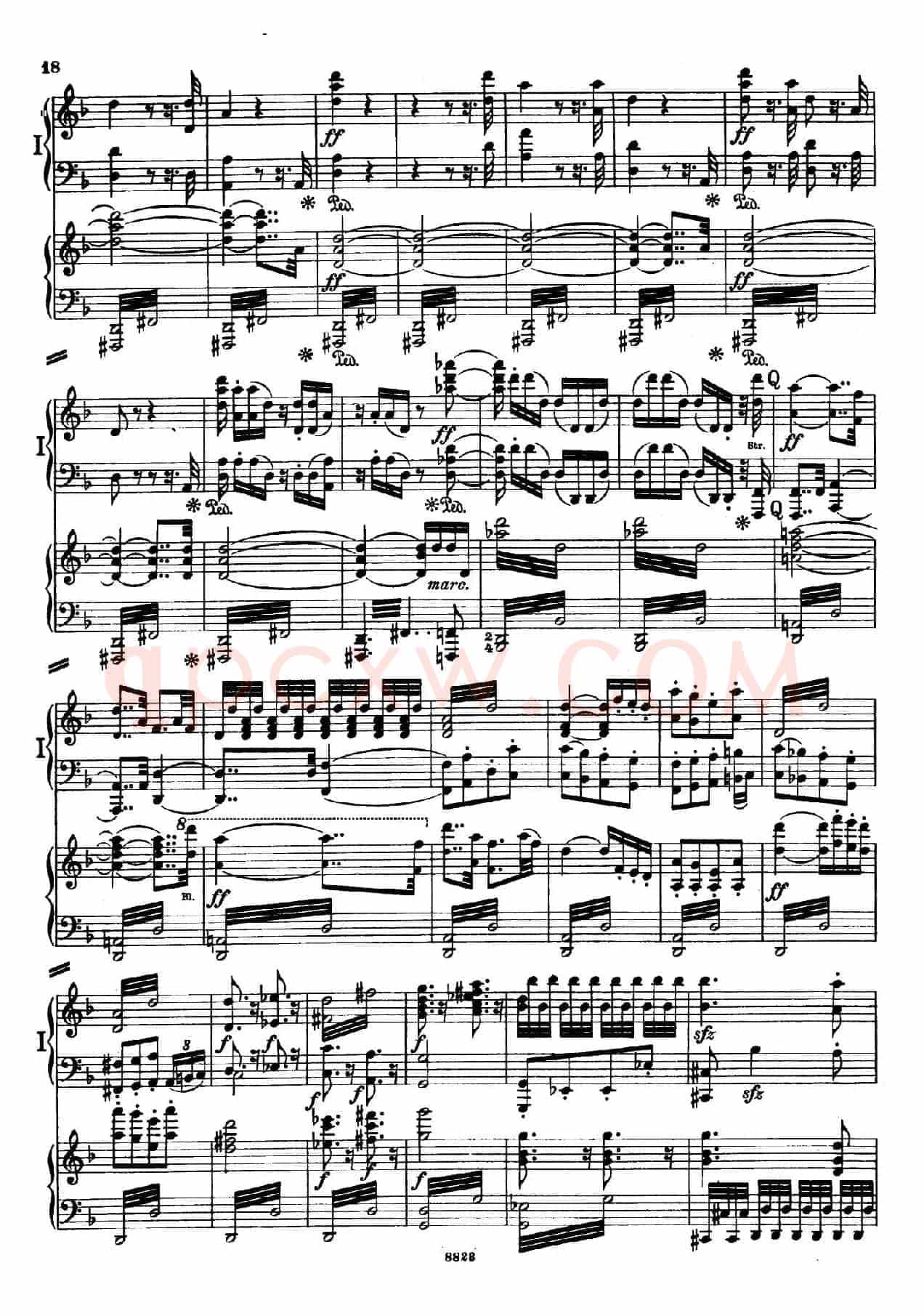 d小调第九交响曲 Op.125(双钢琴P13——22)