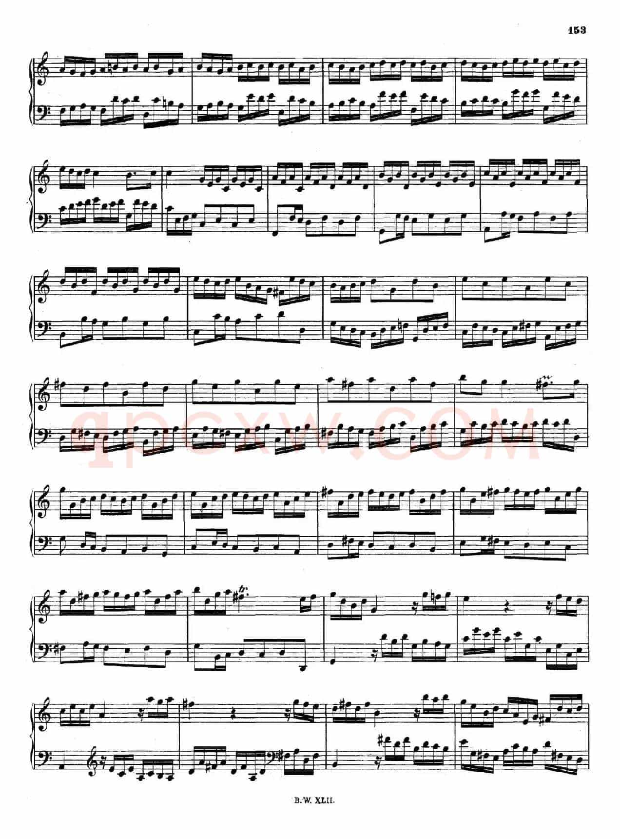 16 Concertos BWV 972-987(十六首为独奏古钢琴而作的协奏曲)(P91——100)