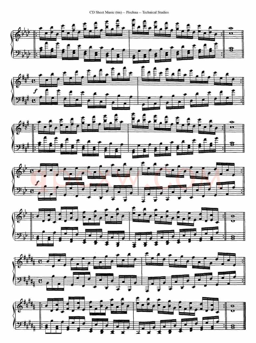 Technical Studies 60 Progressive Exercises (60首钢琴循序渐进练习曲 P51——60)