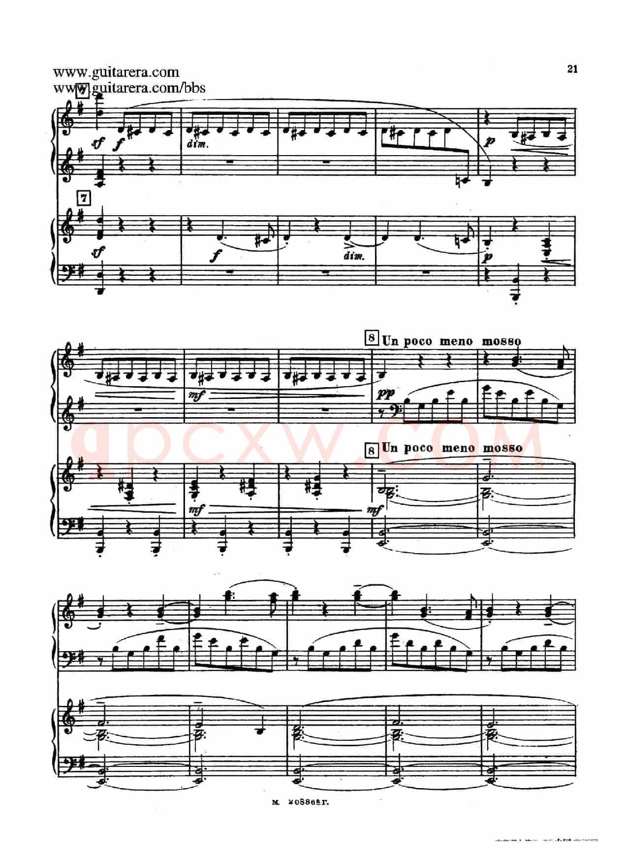 第二双钢琴组曲 Suite for Two Pianos No.2 Op.17(2. 圆舞曲 Valse)