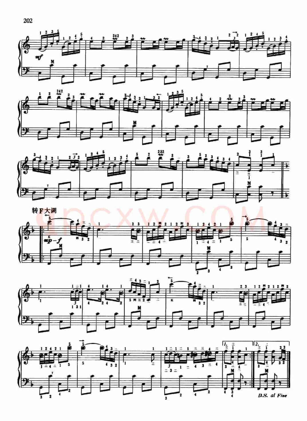 单簧管波尔卡（普罗修斯卡作曲、带指法版）