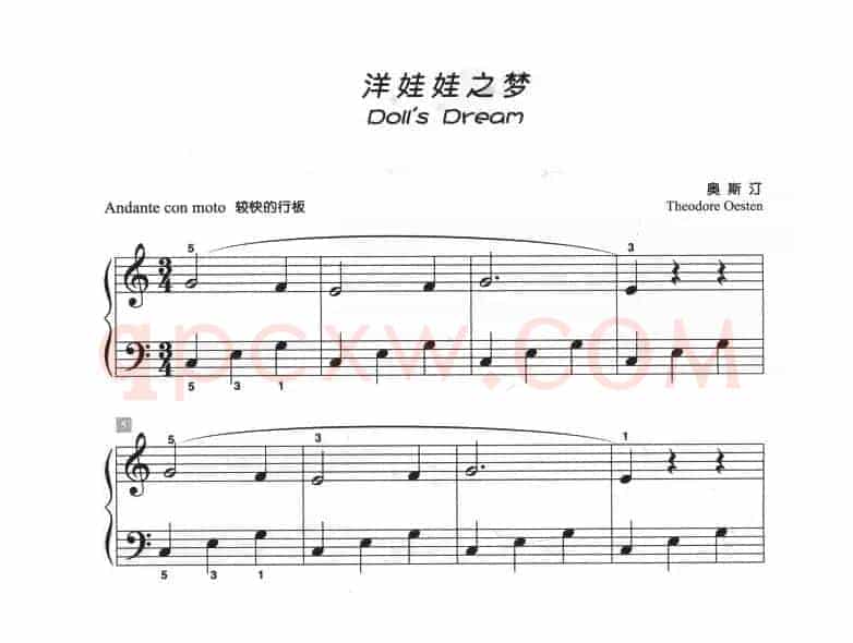 洋娃娃之梦（儿童古典钢琴小品）