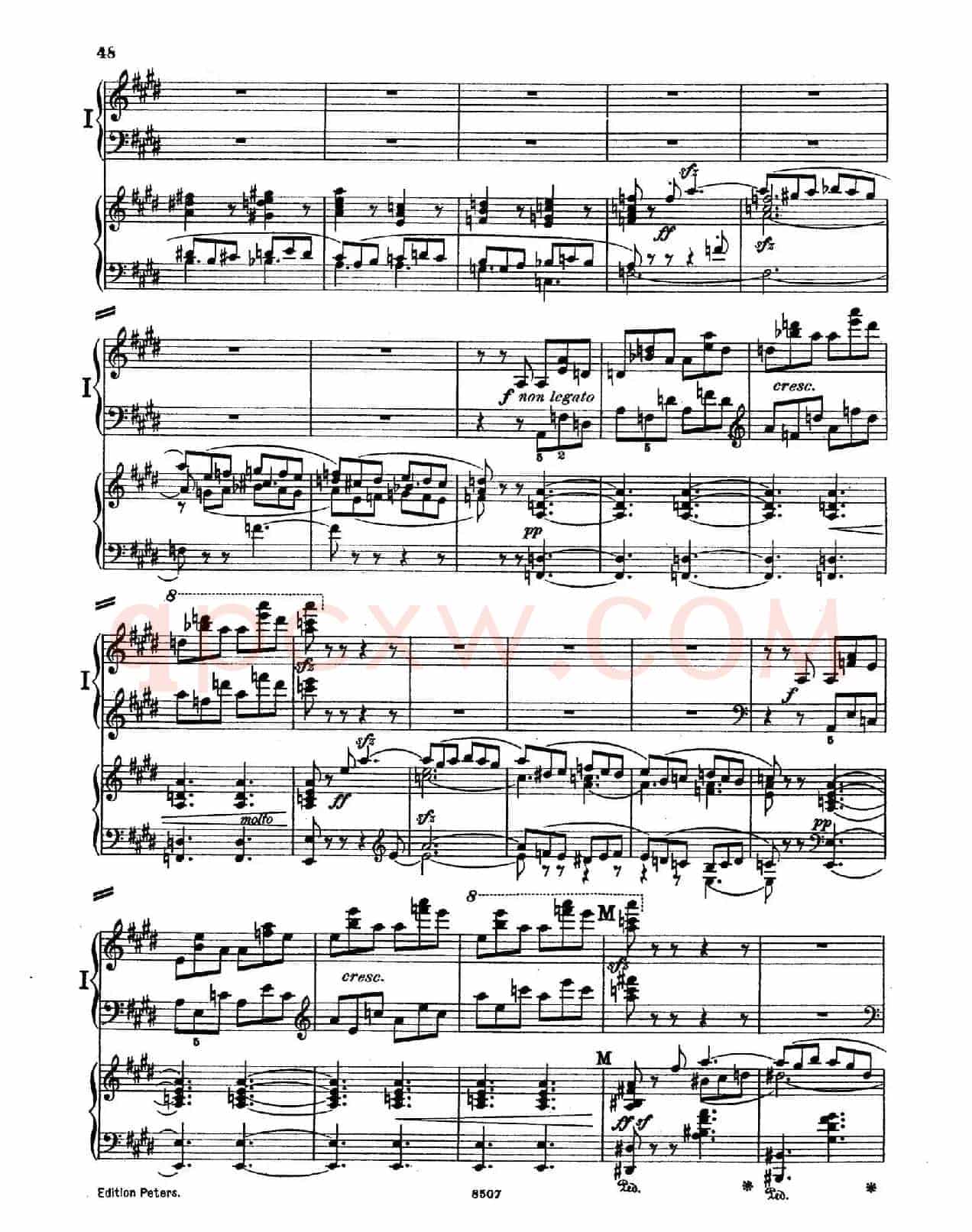 Piano Concerto in E Major Op.59(E大调钢琴协奏曲·双钢琴·第三乐章)