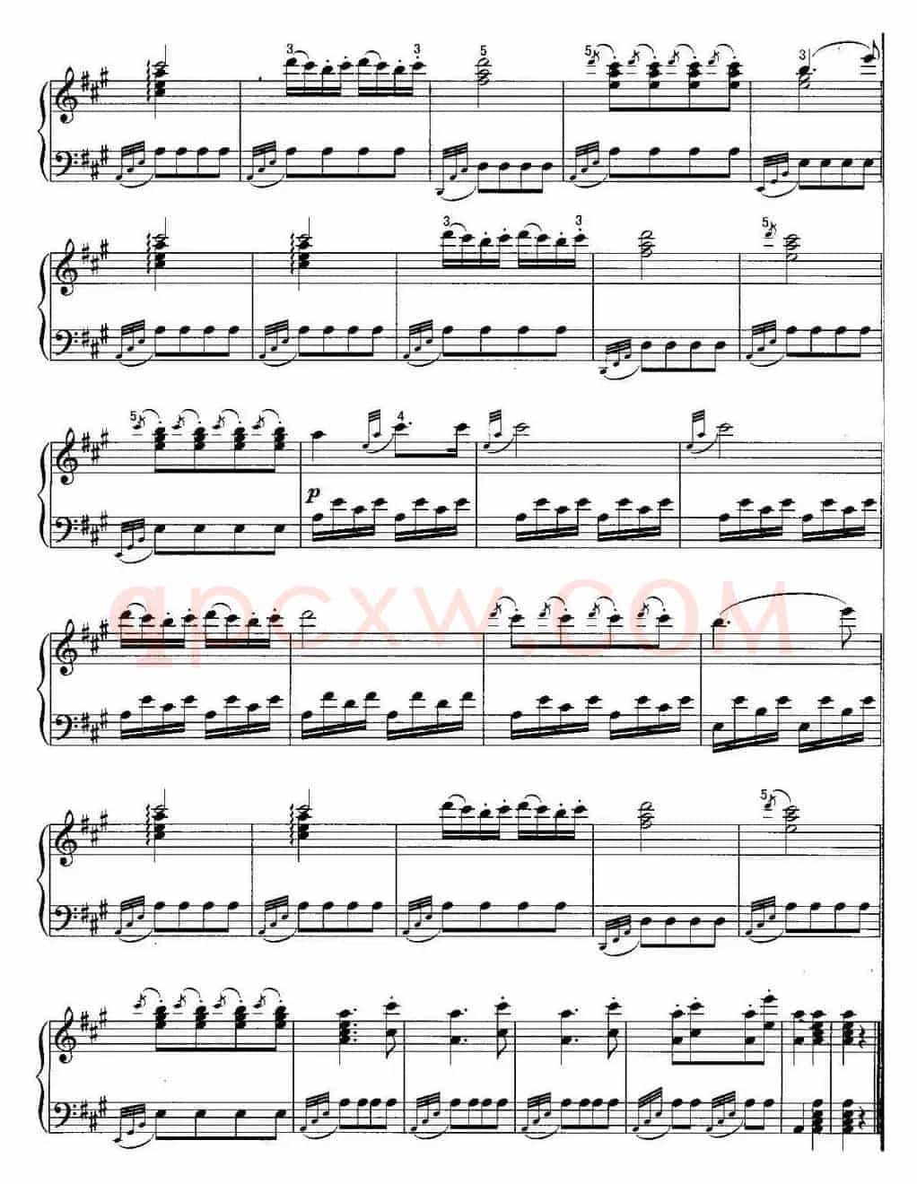 不可不弹的世界钢琴名曲：土耳其进行曲