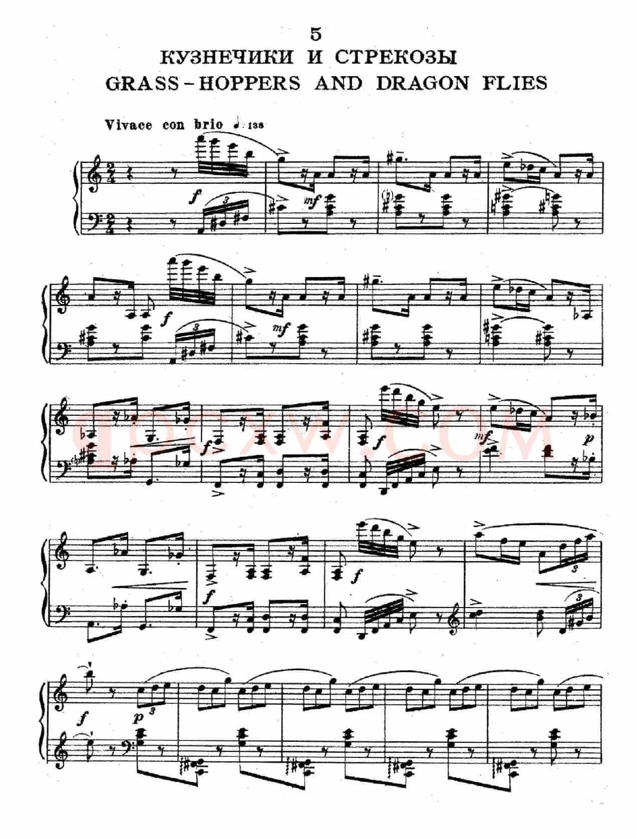 Ten Pieces from Cinderella Op.97（10首小品 - 选自舞剧《灰姑娘》·5）