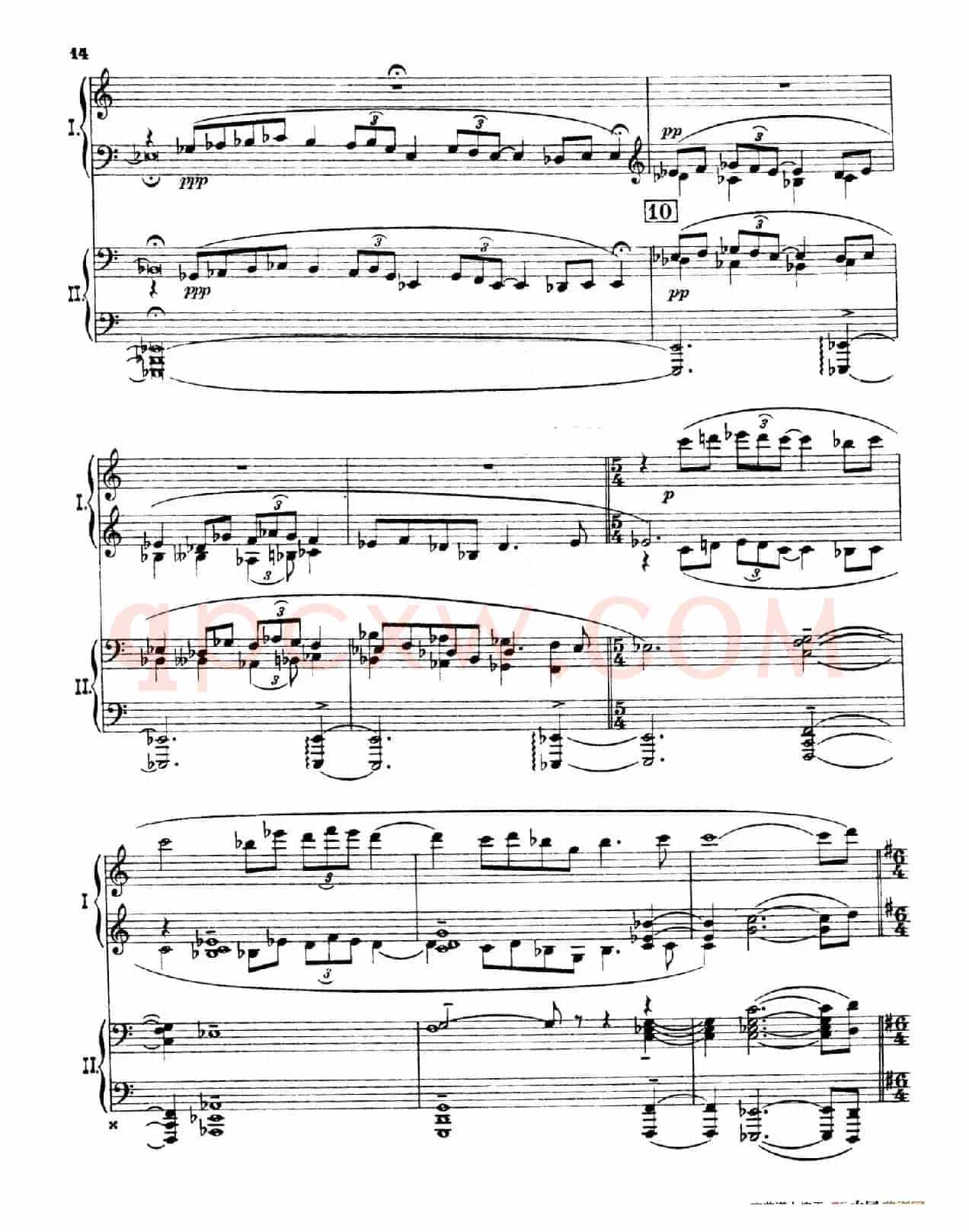 The Pines of Rome(交响诗《罗马的松树》·双钢琴)(第二部分:卡塔科巴墓地的松树)