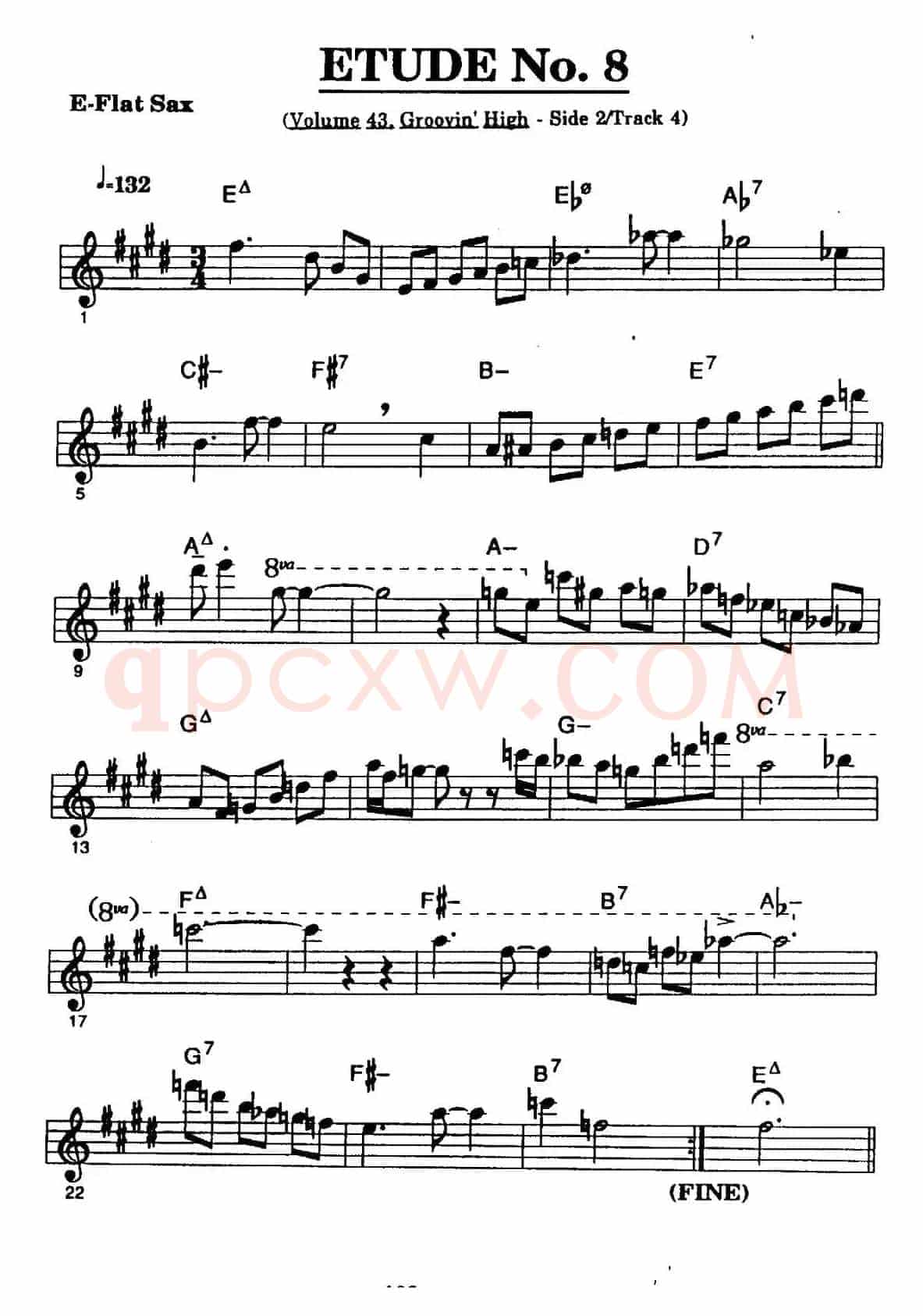 ETUDE No.8（中音萨克斯超吹练习曲）